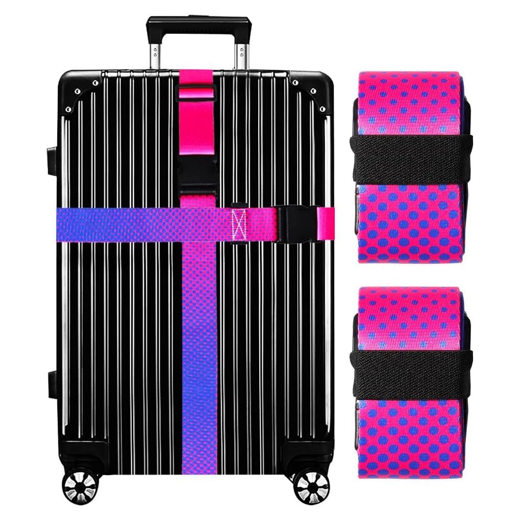 Correas de Equipaje GOWRAPS 2 Piezas Aprobadas por TSA