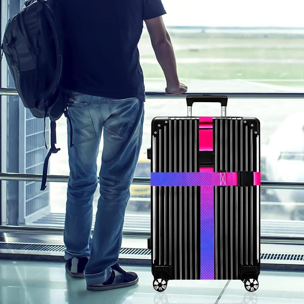 Correas de Equipaje GOWRAPS 2 Piezas Aprobadas por TSA
