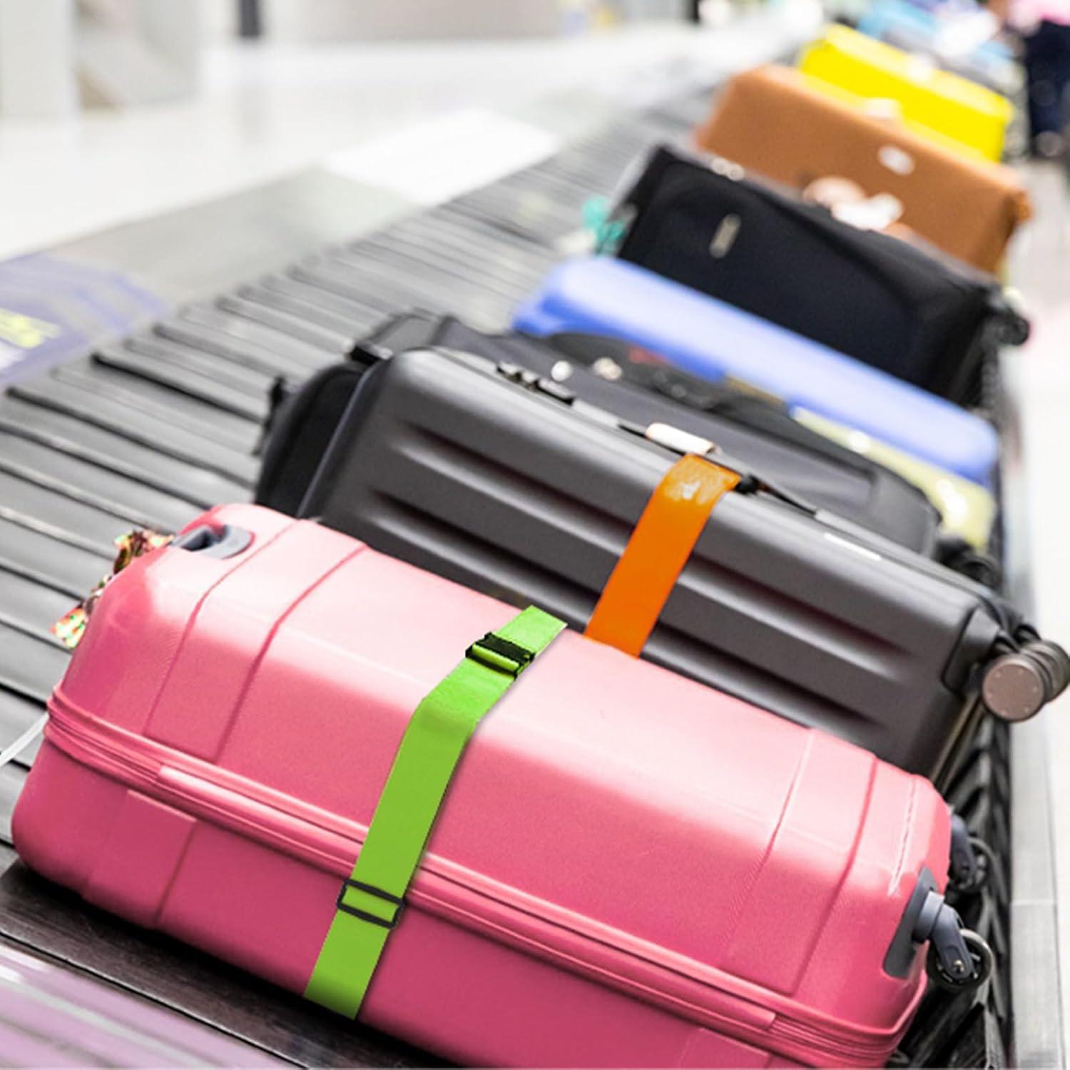 Correas de Equipaje Collwait 4 Colores Ajustables 70"