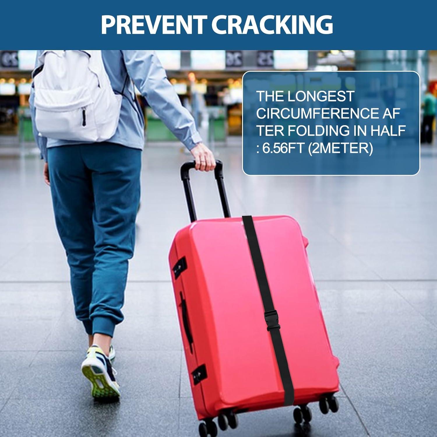 Correas de Equipaje ZYTONGMAO Ajustables 3 Piezas Nylon