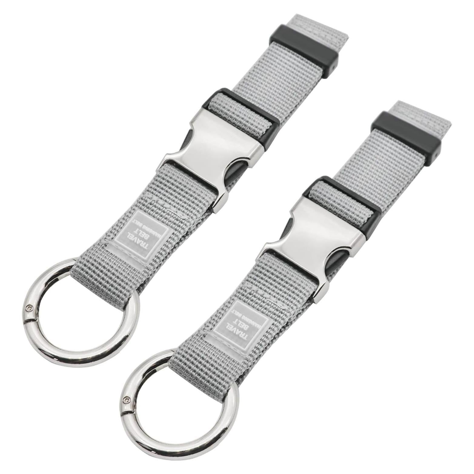 Correa de Equipaje Ajustable Westonetek 2x Gris Nylon