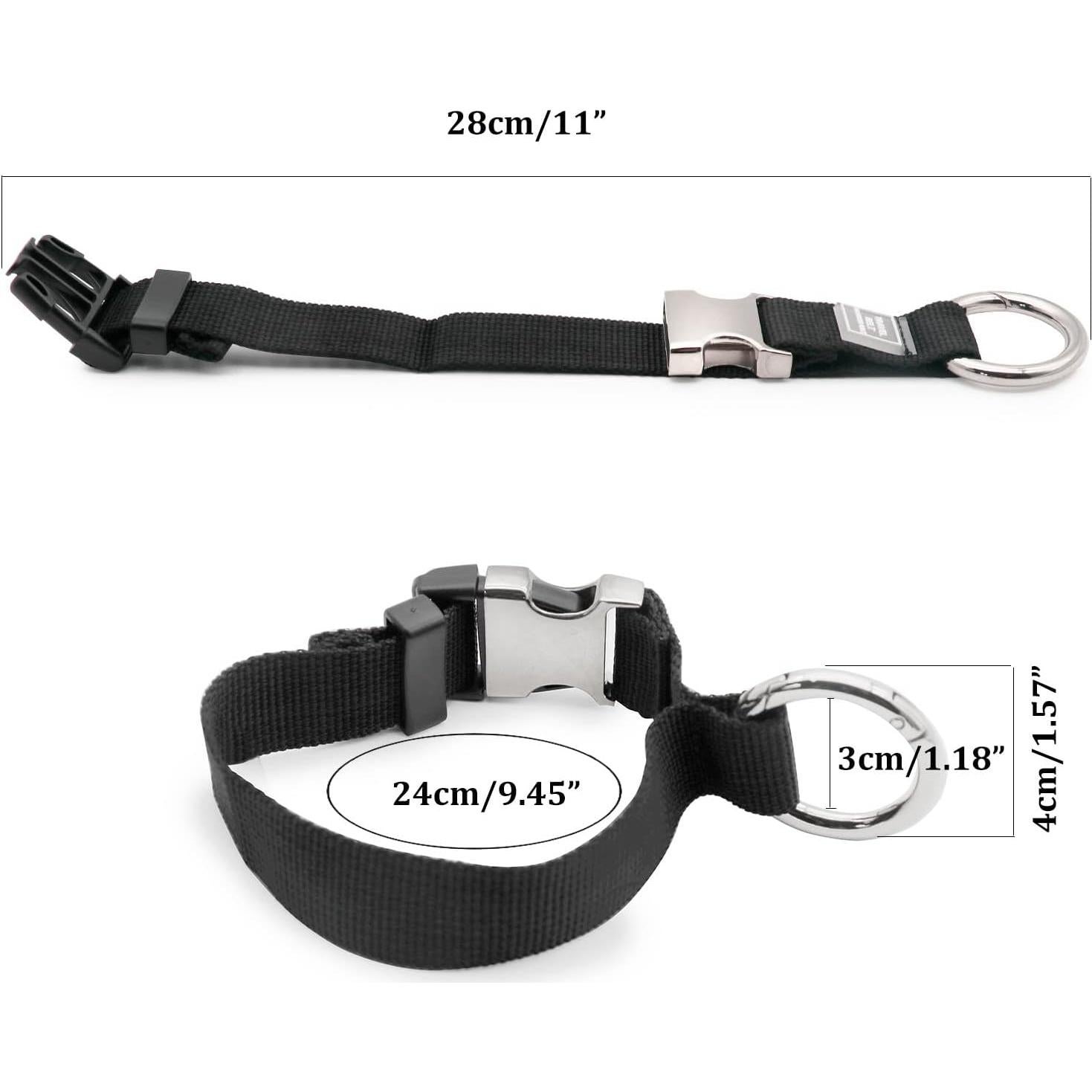 Correa de Equipaje Ajustable Westonetek 2x Gris Nylon