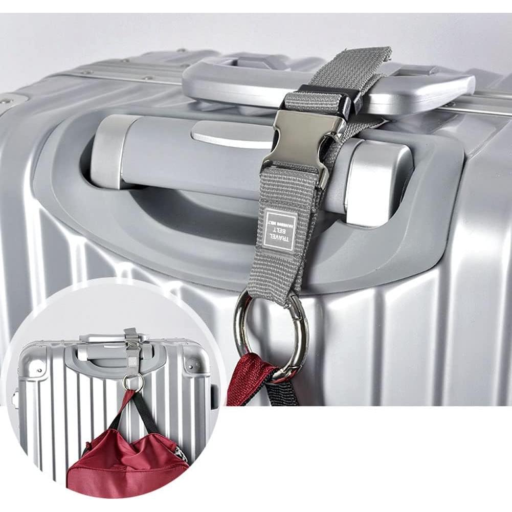 Correa de Equipaje Ajustable Westonetek 2x Gris Nylon