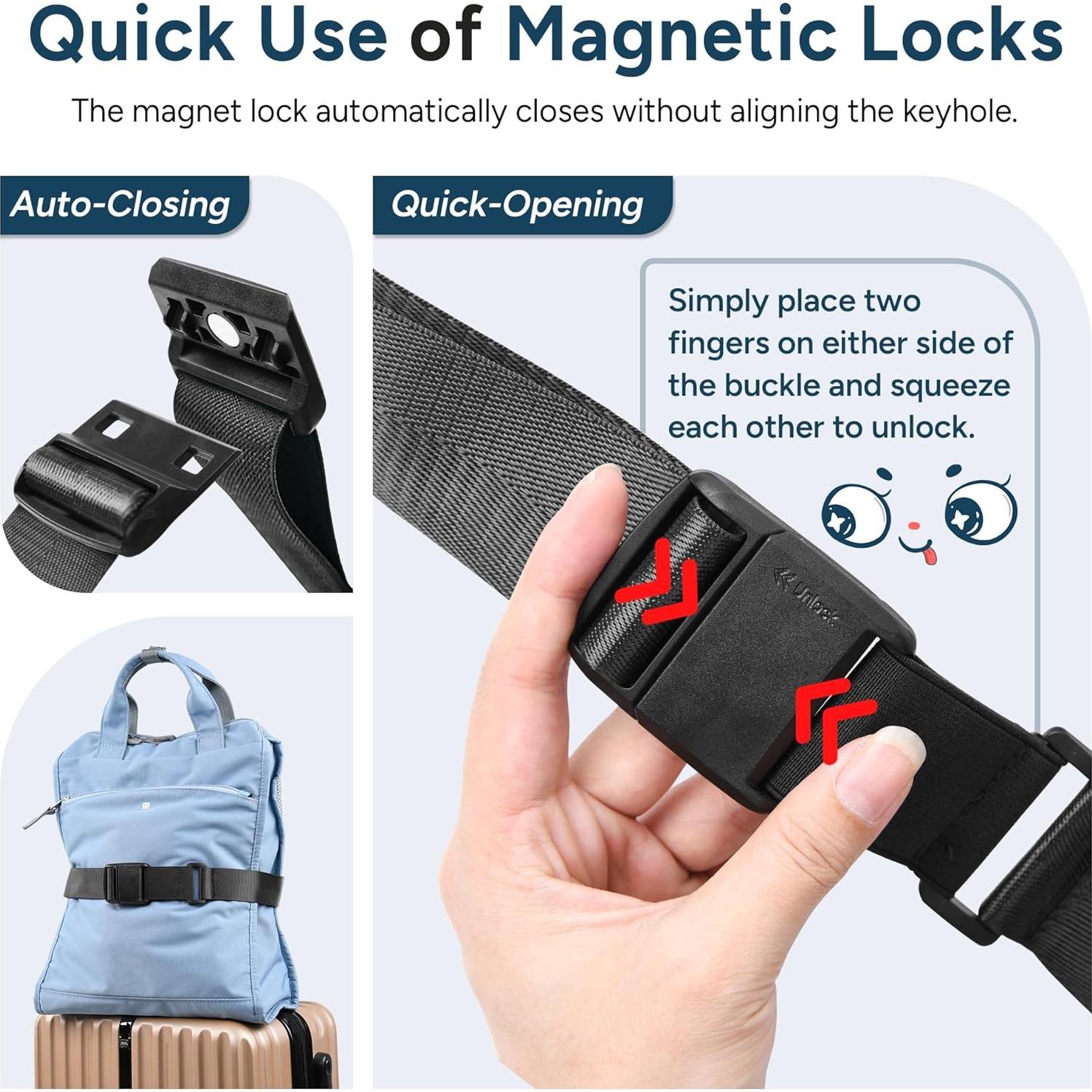 Correa de Equipaje Travel Inspira Ajustable 88-116 cm