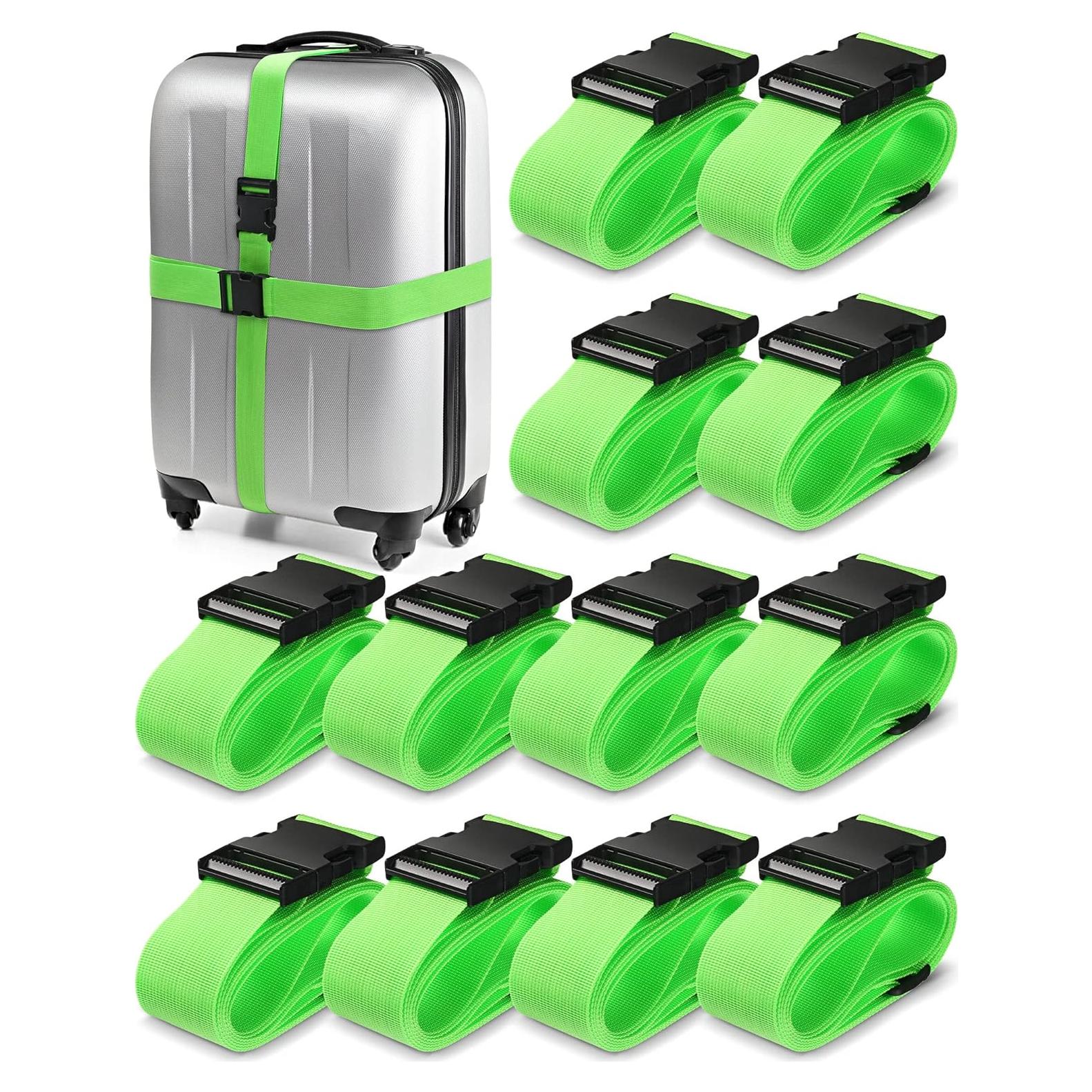 Correas de Equipaje Saintrygo 12 Piezas Ajustables TSA