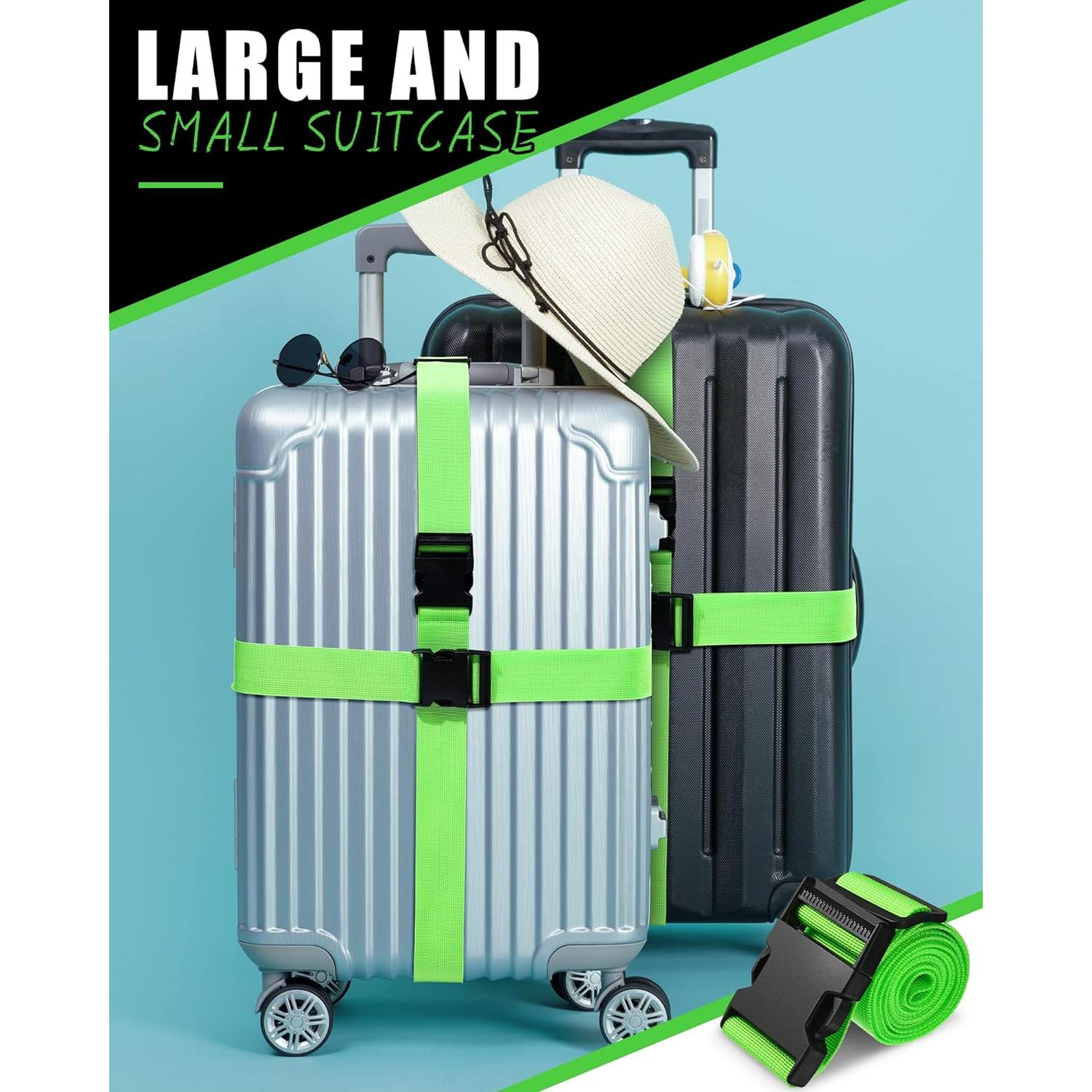 Correas de Equipaje Saintrygo 12 Piezas Ajustables TSA