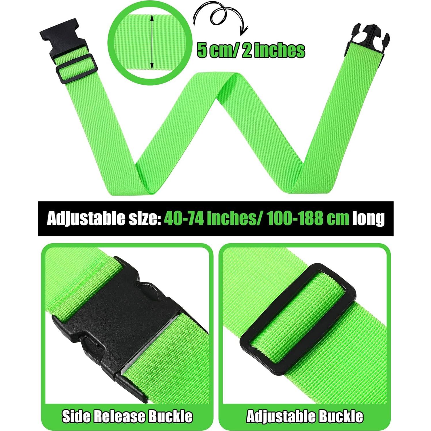 Correas de Equipaje Saintrygo 12 Piezas Ajustables TSA