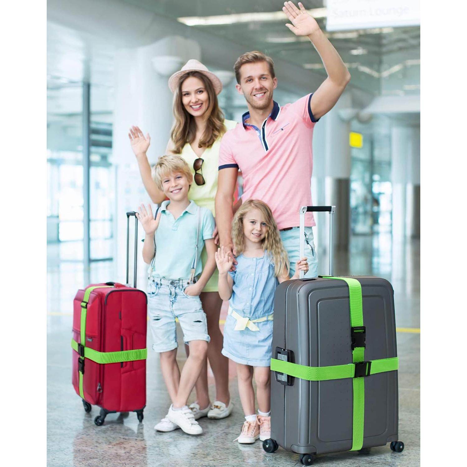 Correas de Equipaje Saintrygo 12 Piezas Ajustables TSA