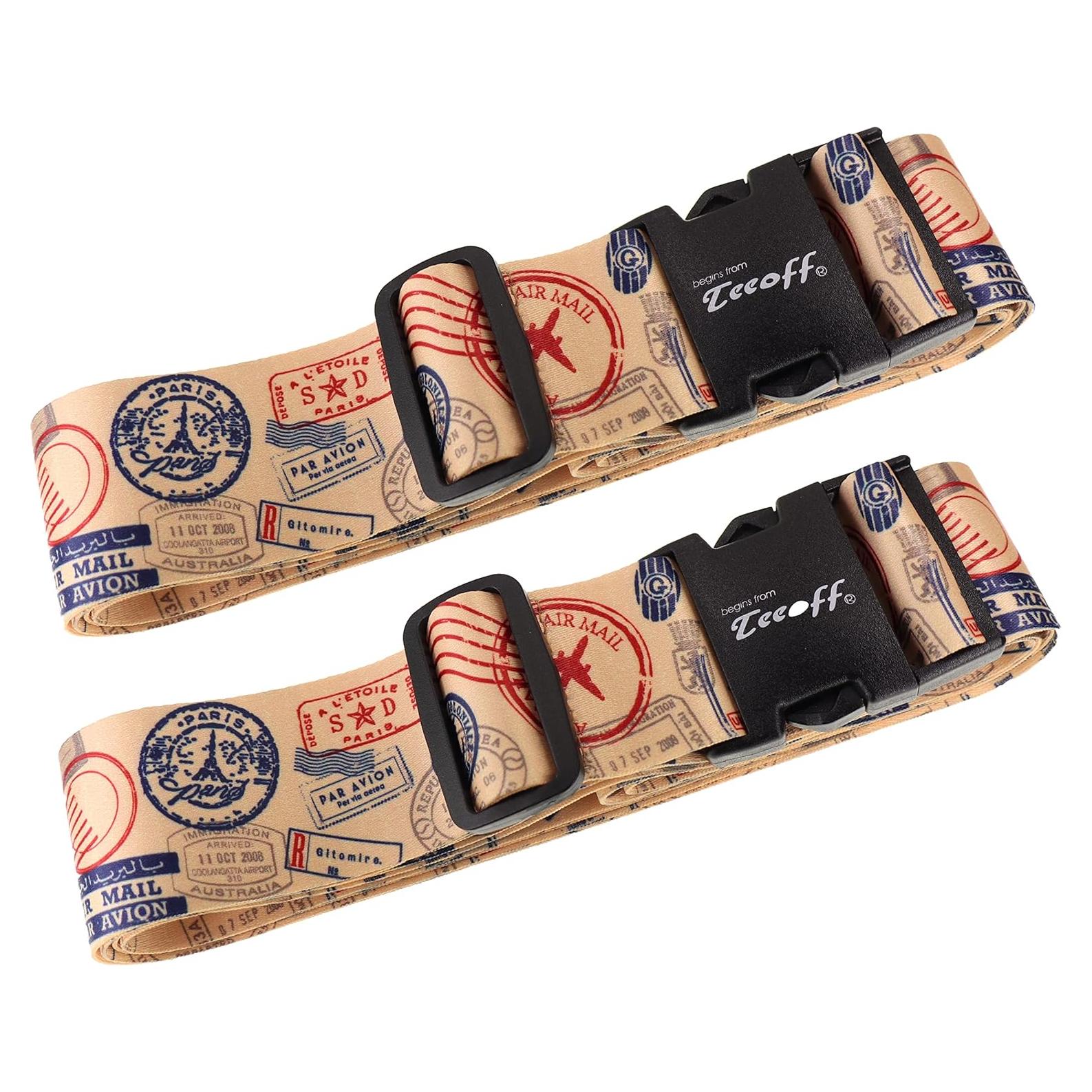 Correas de Equipaje Teeoff 2 Pack Ajustables 220 cm