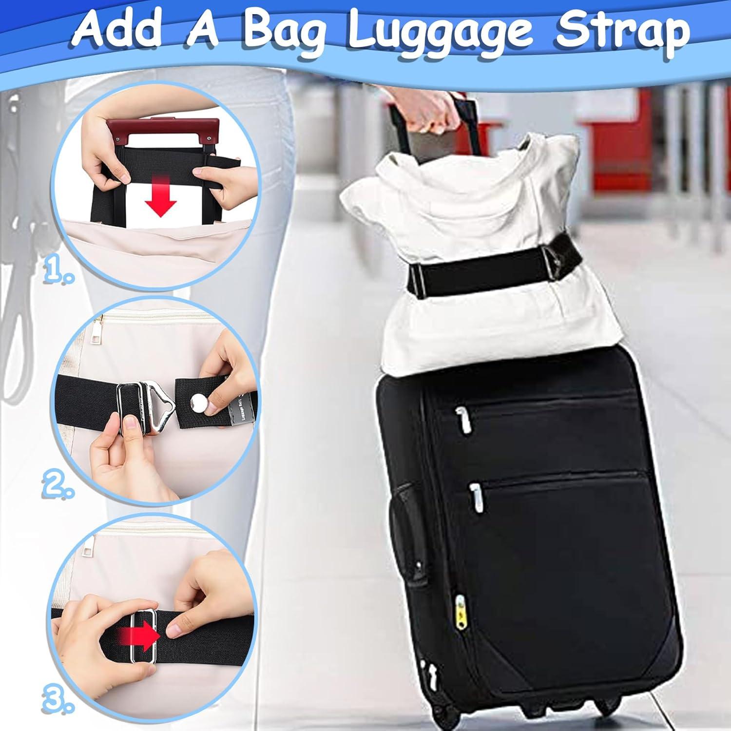 Correa de Equipaje Ajustable Consss 2-en-1 Nylon 119cm