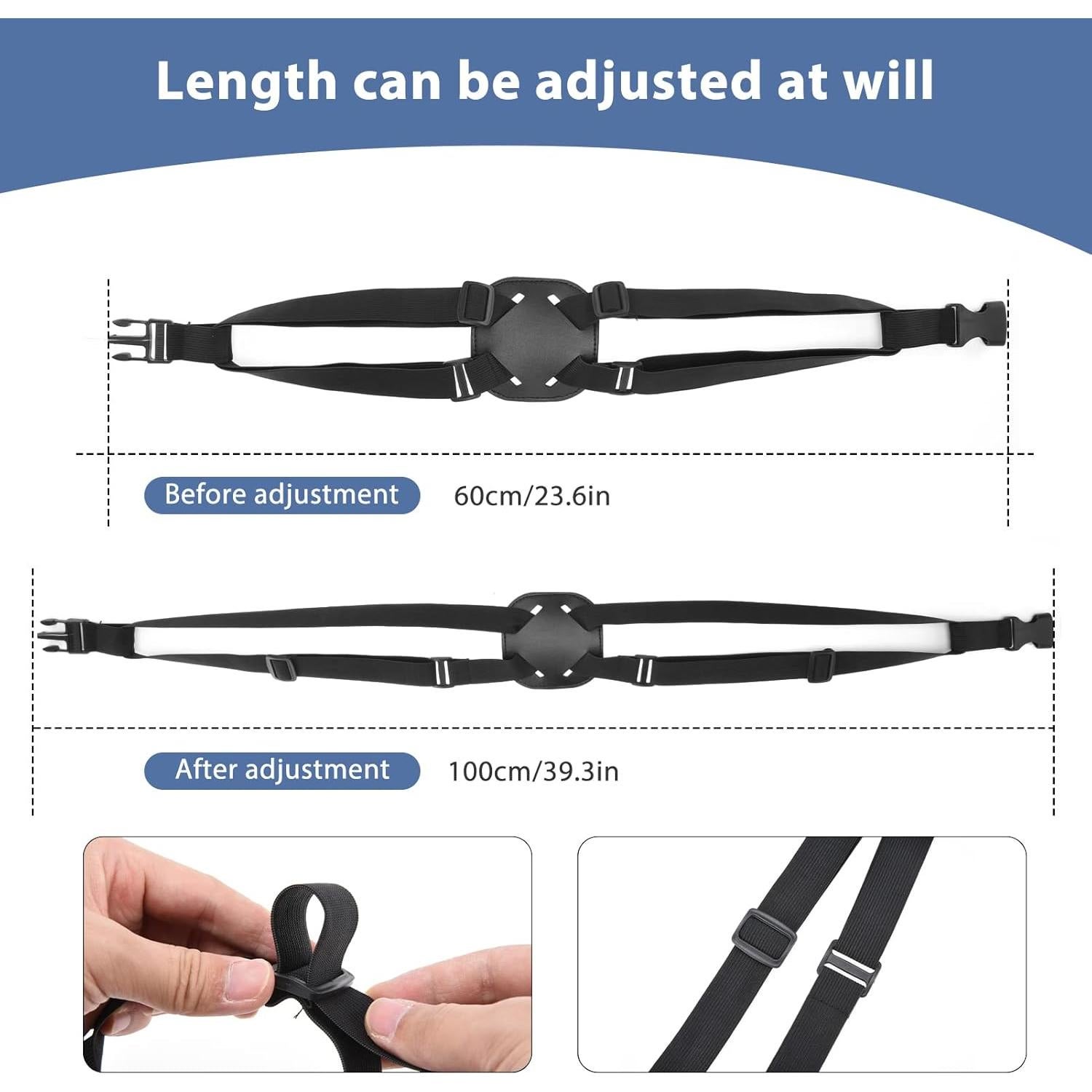 Correas de Equipaje Bungee XINRUI 2 Paquete Ajustables