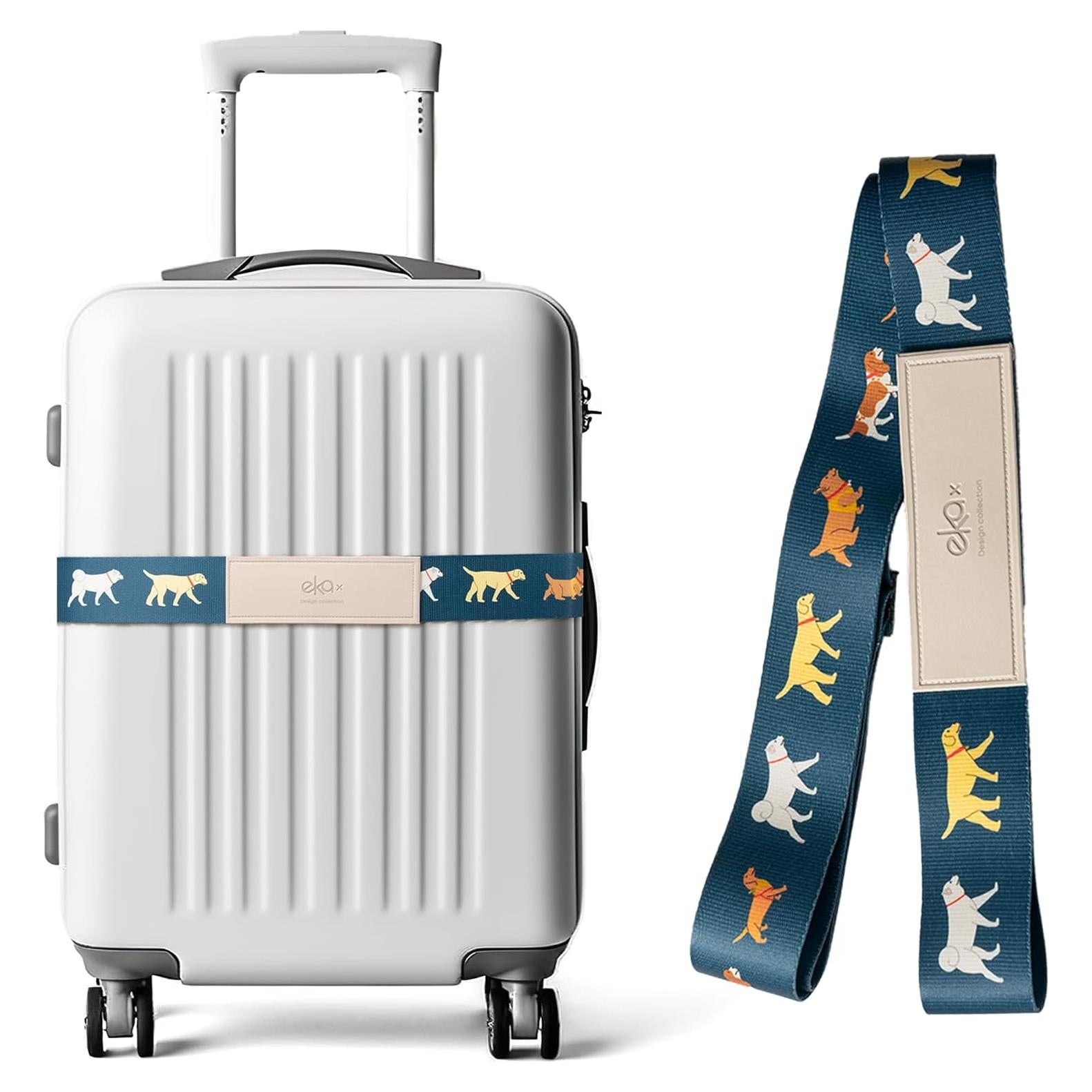Correa de Equipaje Ajustable EKAX Cachorro 194,6 cm