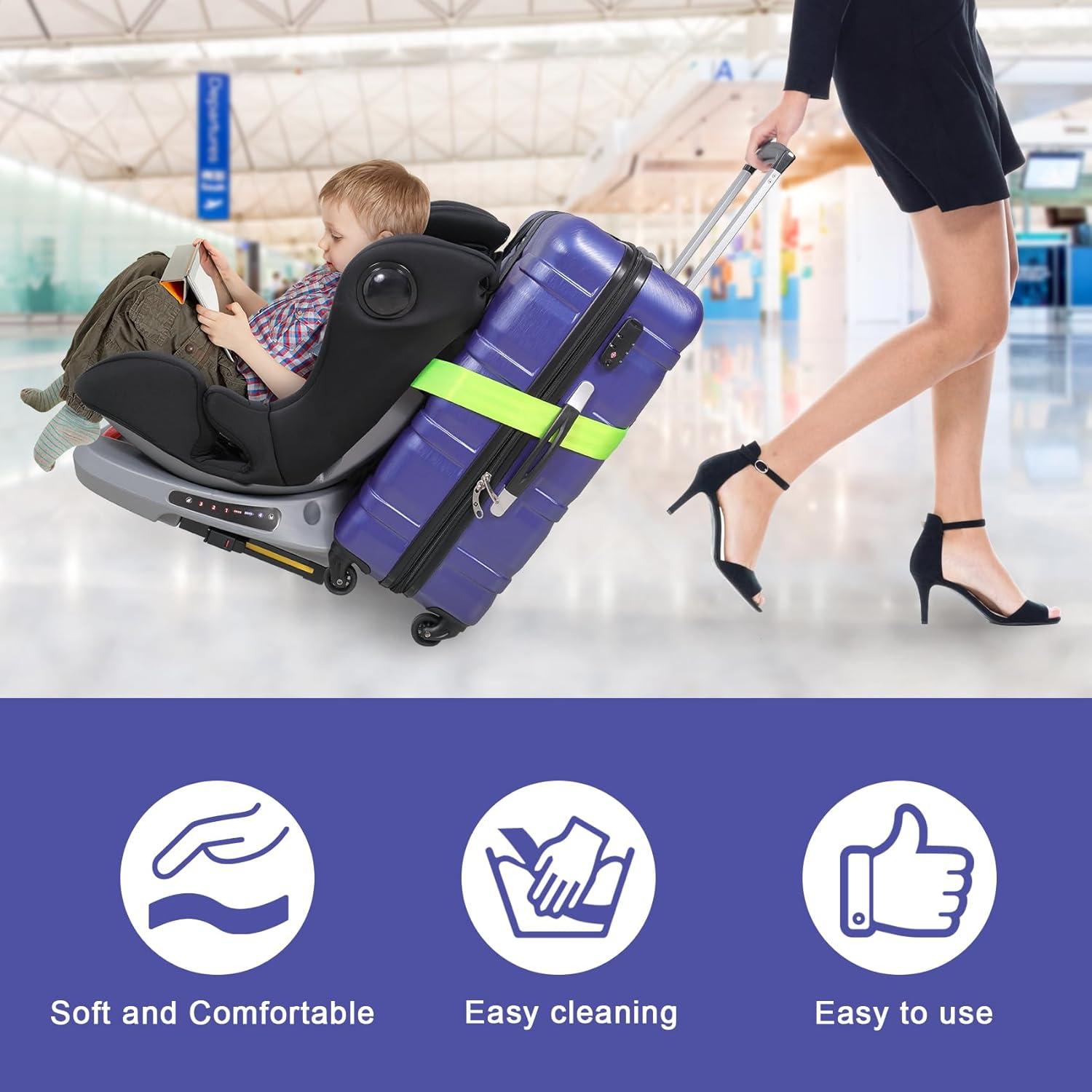 Cinturón de Viaje Vigorport Verde 193 cm Hebilla Metal