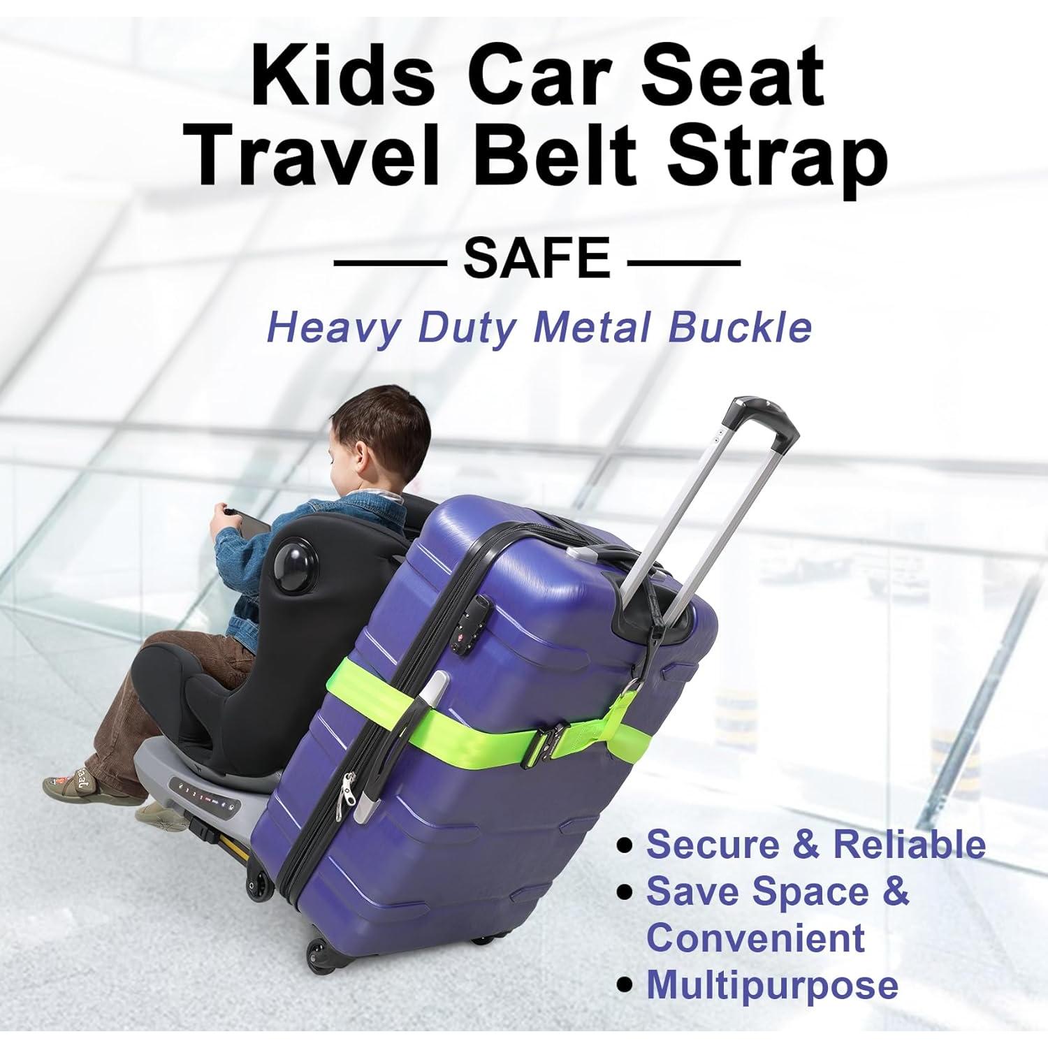 Cinturón de Viaje Vigorport Verde 193 cm Hebilla Metal