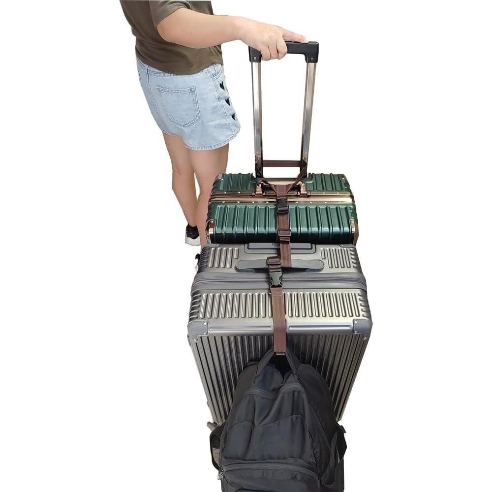 Correas de Equipaje HDHYK 2 Unidades Negro 50 kg