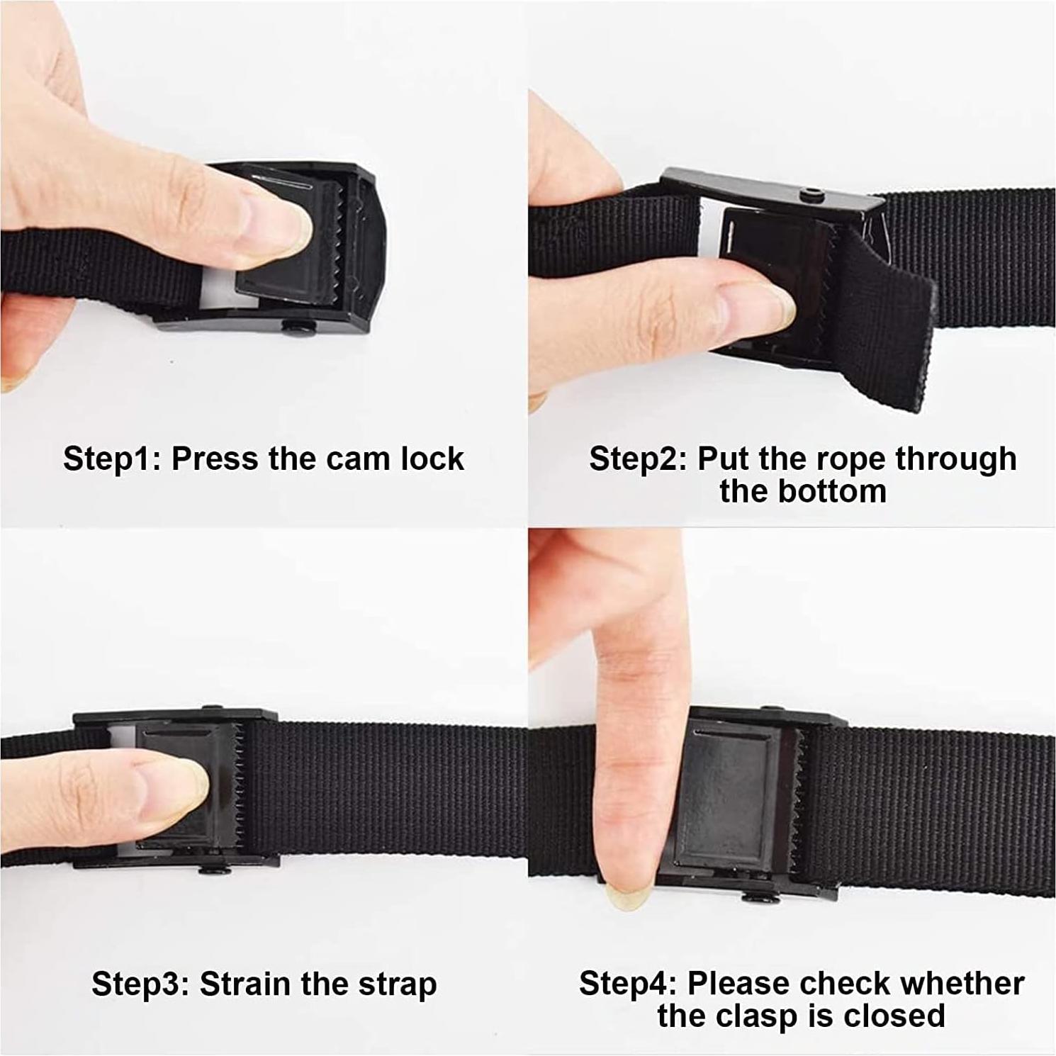 Paquete de 4 correas de sujeción DSHTP 152 cm 600 lbs