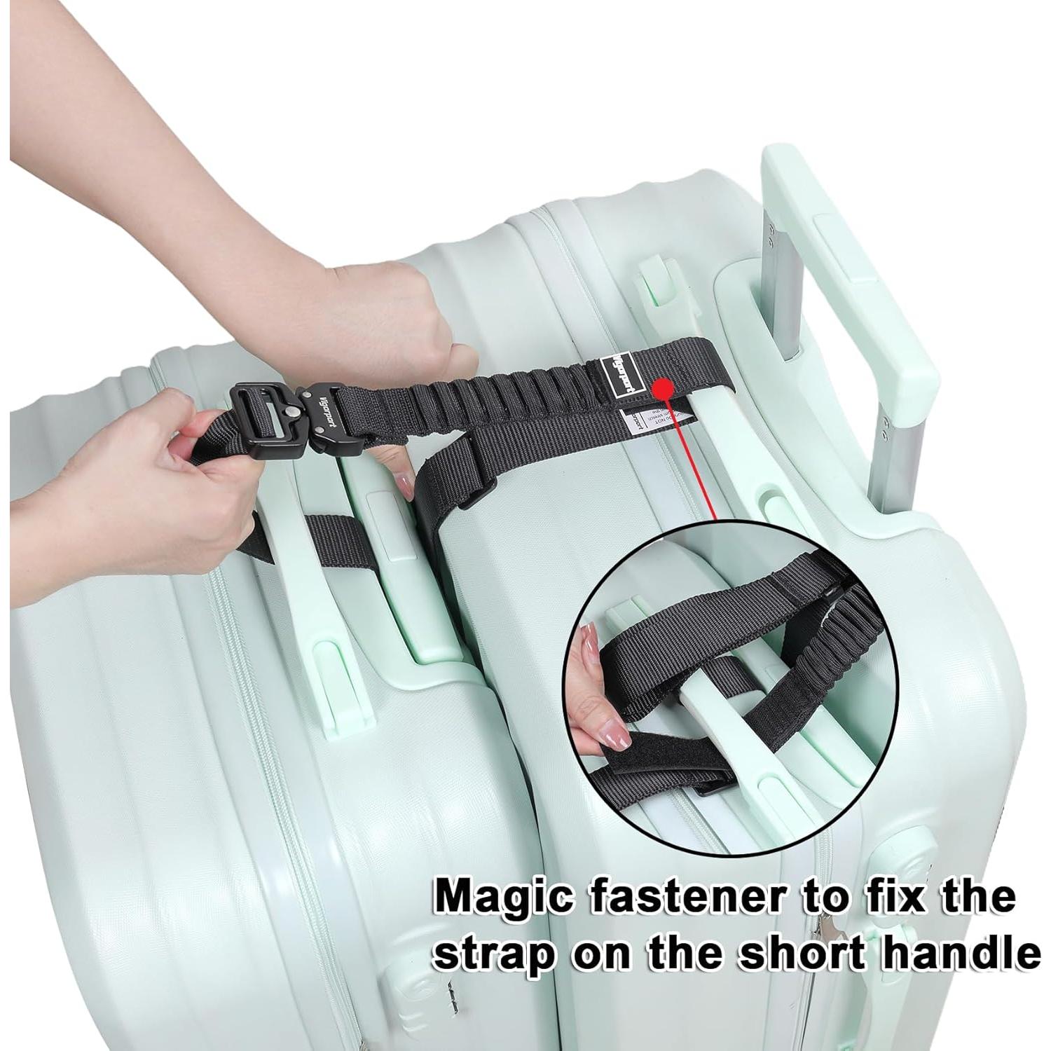 Correas de Equipaje Vigorport Estirables 1.25" Negro