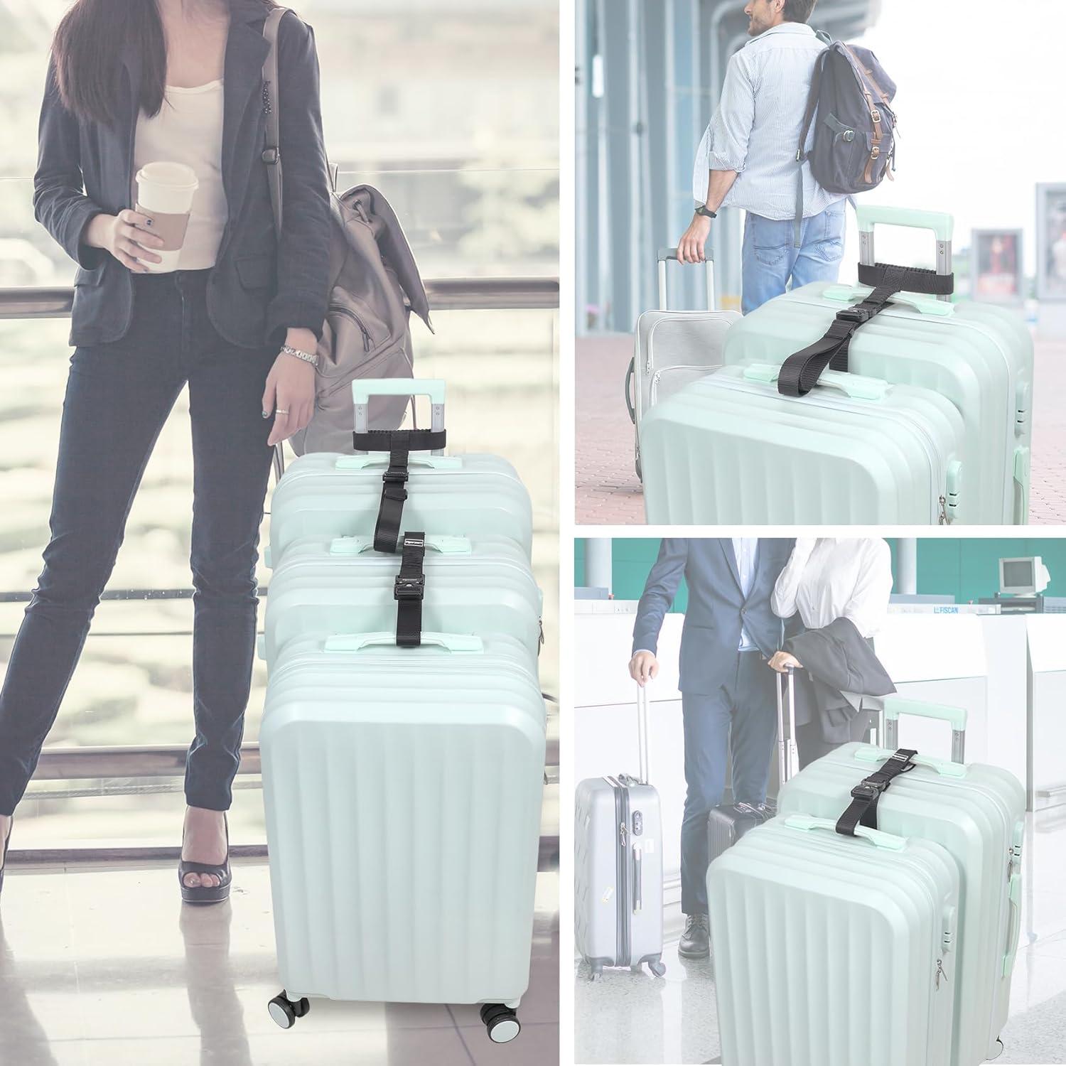 Correas de Equipaje Vigorport Estirables 1.25" Negro