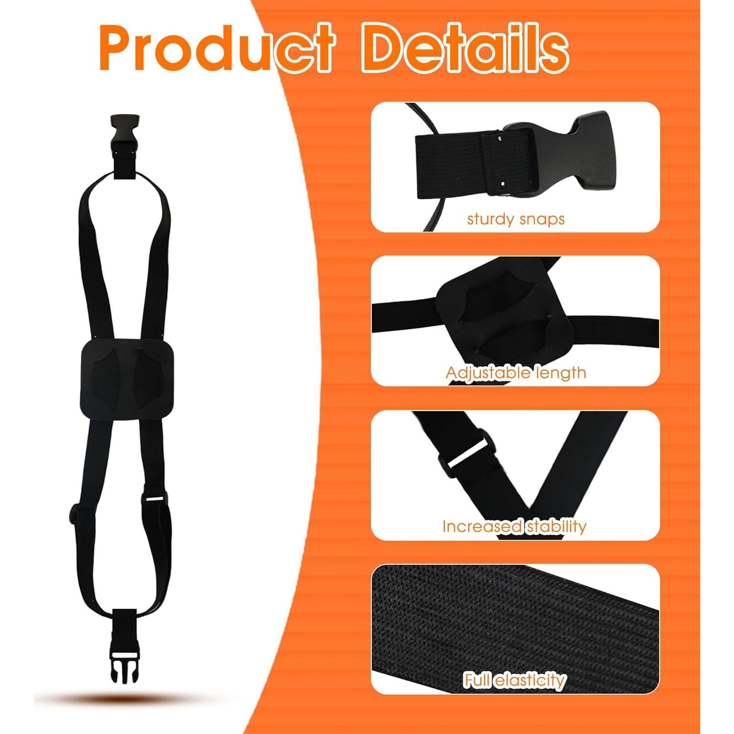 Correa de Equipaje Elástica Taefuwr 67.91g Negra