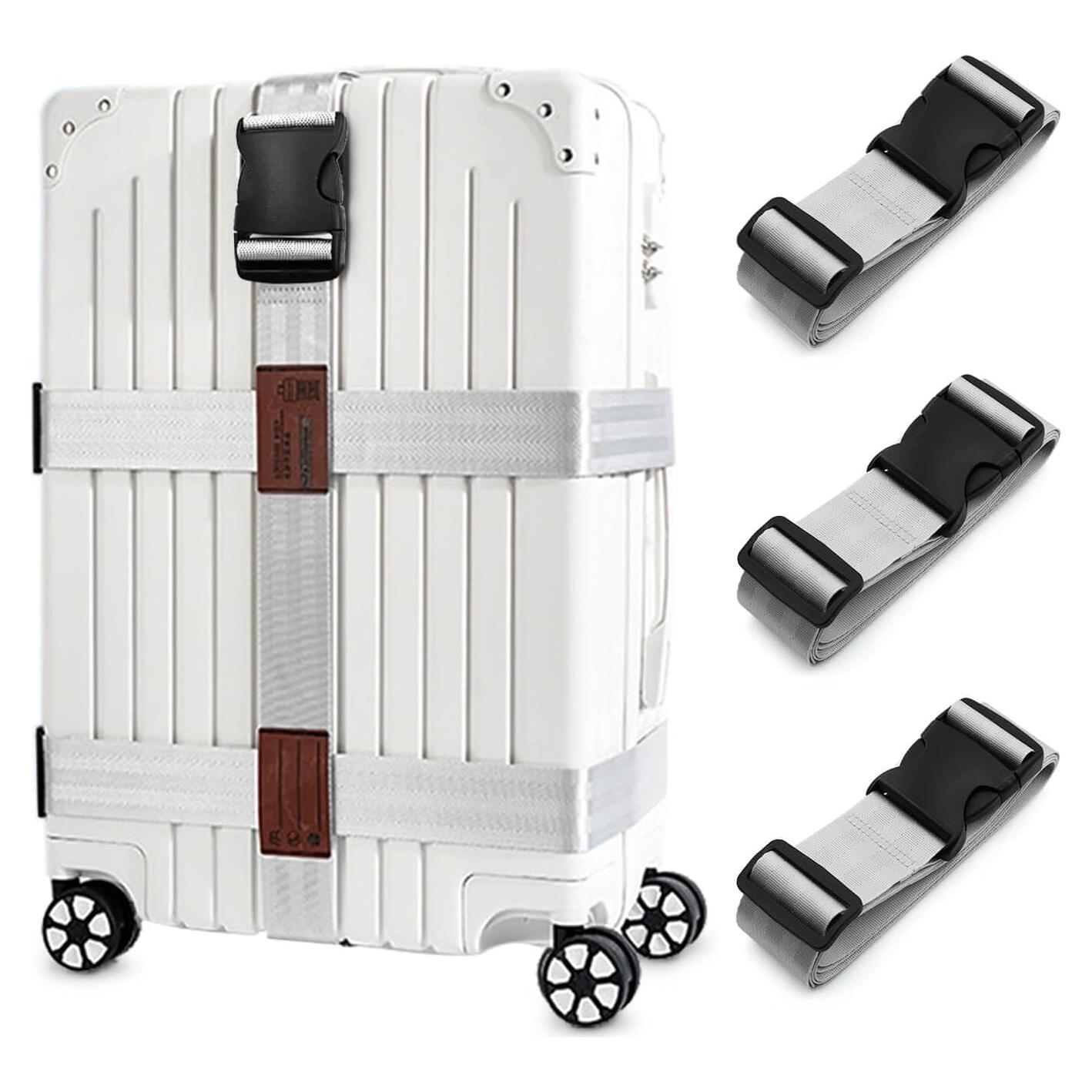 Correas de Equipaje LUNHAJIN 3-en-1 Ajustables 0,41 kg