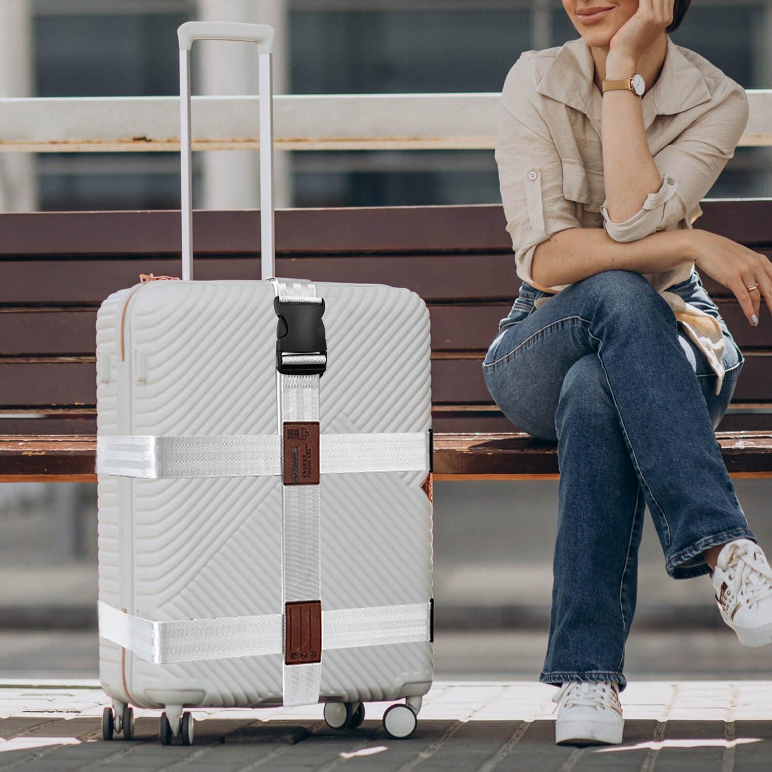 Correas de Equipaje LUNHAJIN 3-en-1 Ajustables 0,41 kg