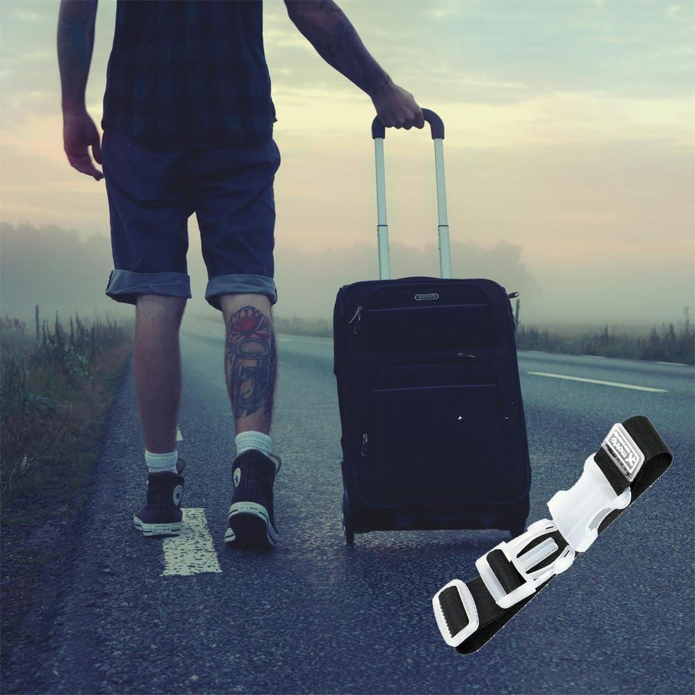 Correas de Equipaje Ajustables NADUSEP 4 Piezas Nylon 12kg