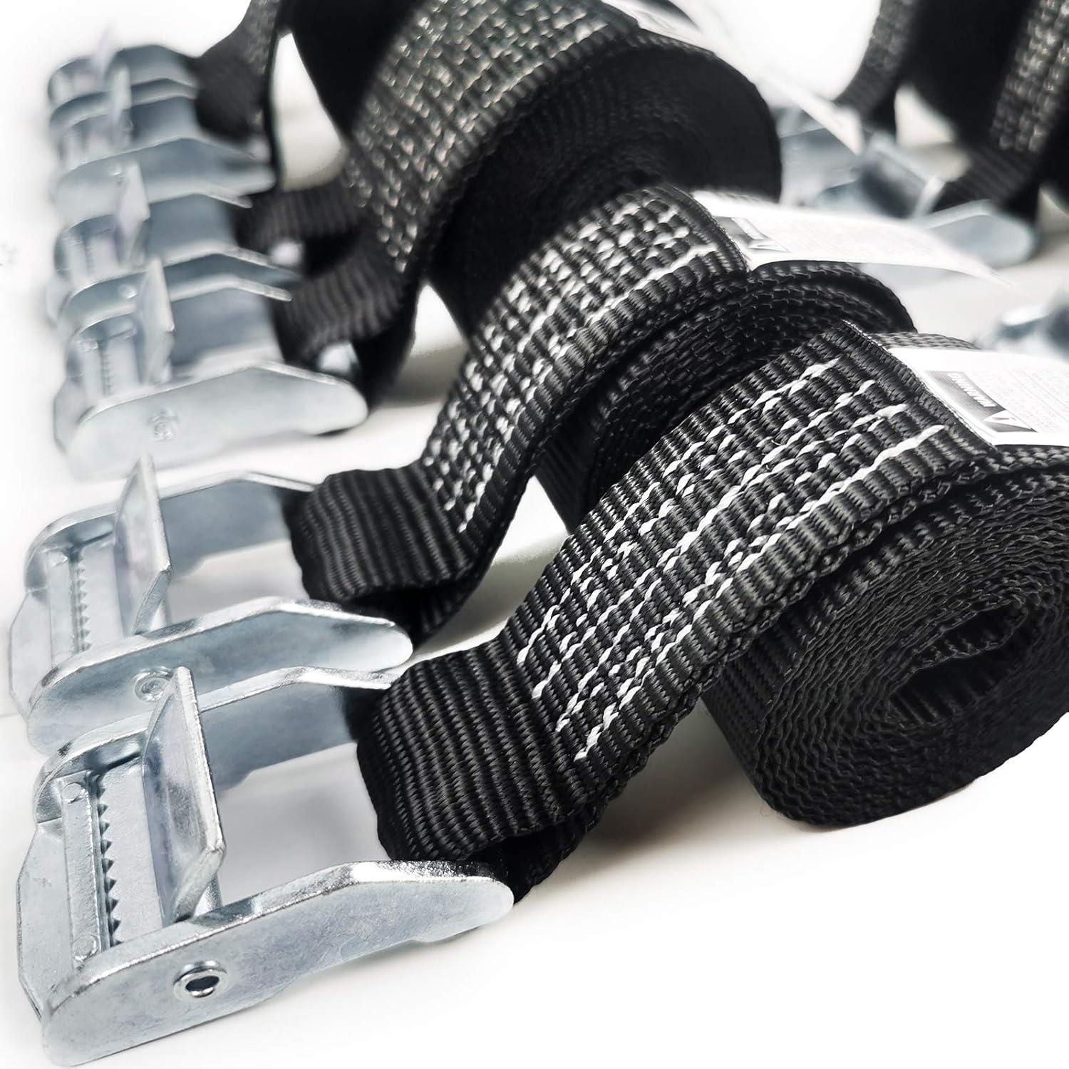 Correas de Amarre KJE 1" x 60 cm 1500 kg 2 Piezas