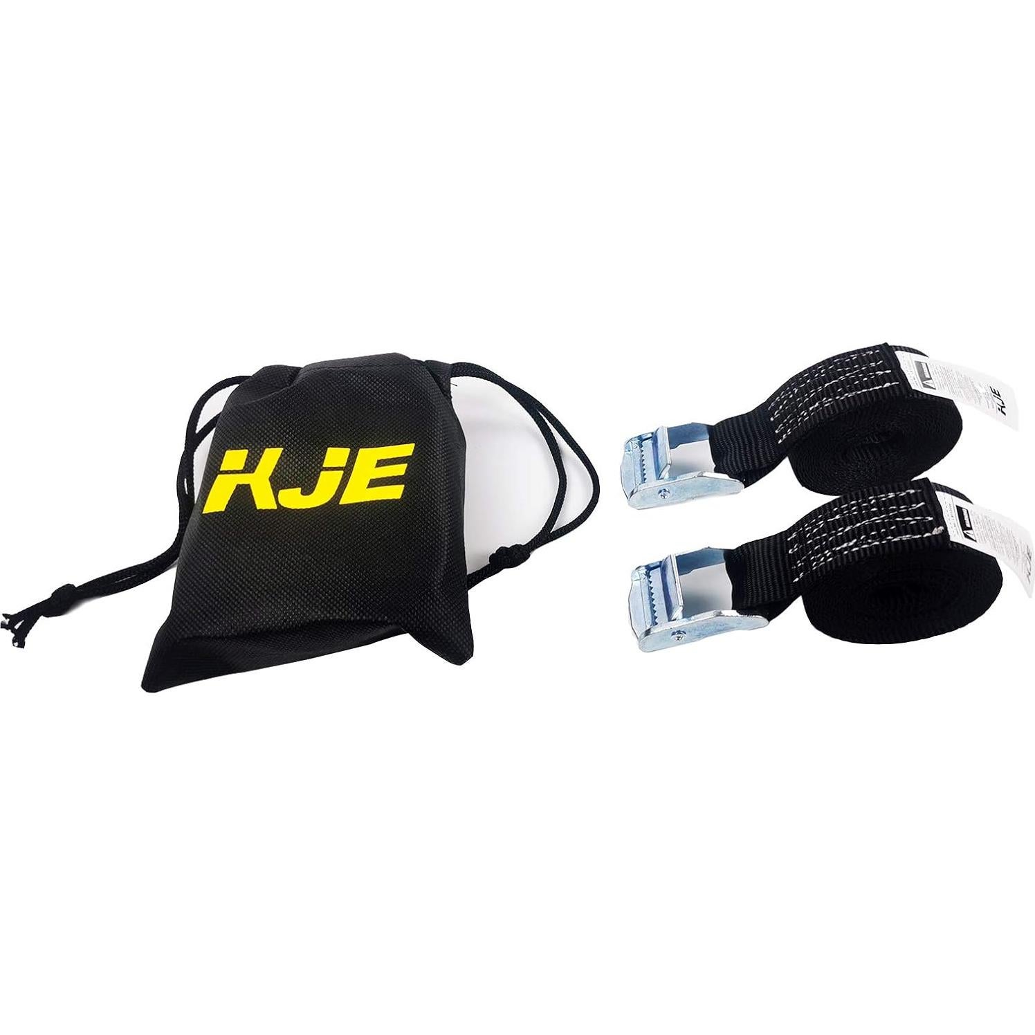 Correas de Amarre KJE 1" x 60 cm 1500 kg 2 Piezas