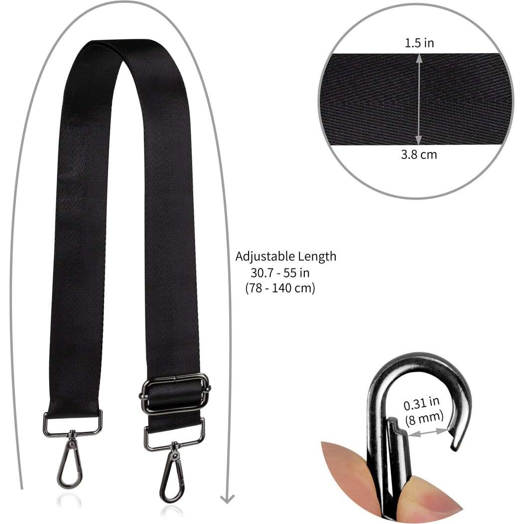 Correa Ancha Ajustable para Bolso Cruzado Allzedream 3.8cm