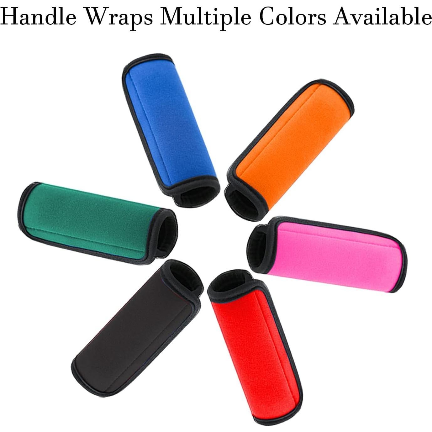 2 Fundas para Mangos de Equipaje Jcpmcxs Neopreno Negro