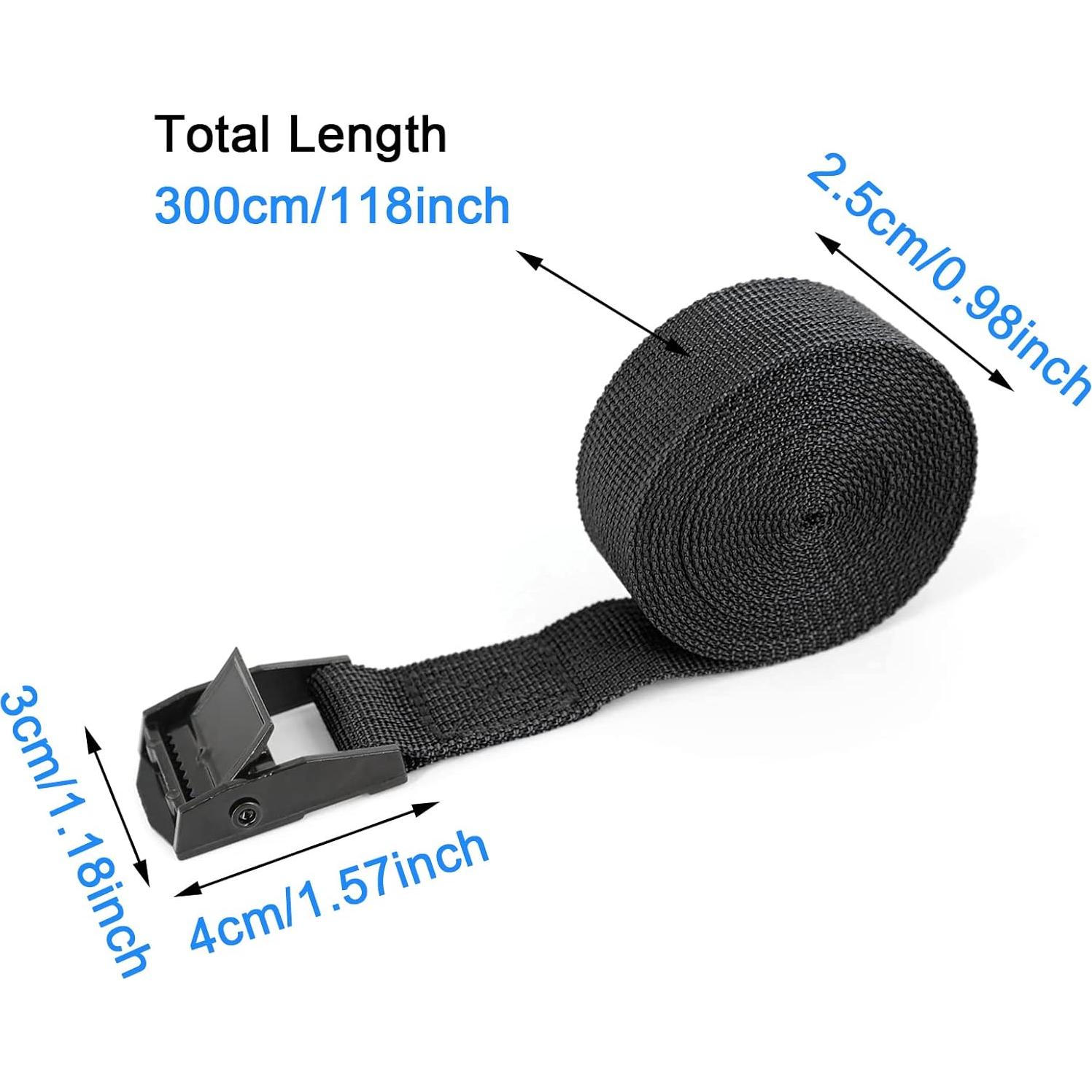 Correas de Amarre RIO Direct 3m 2PCS Ajustables 550kg