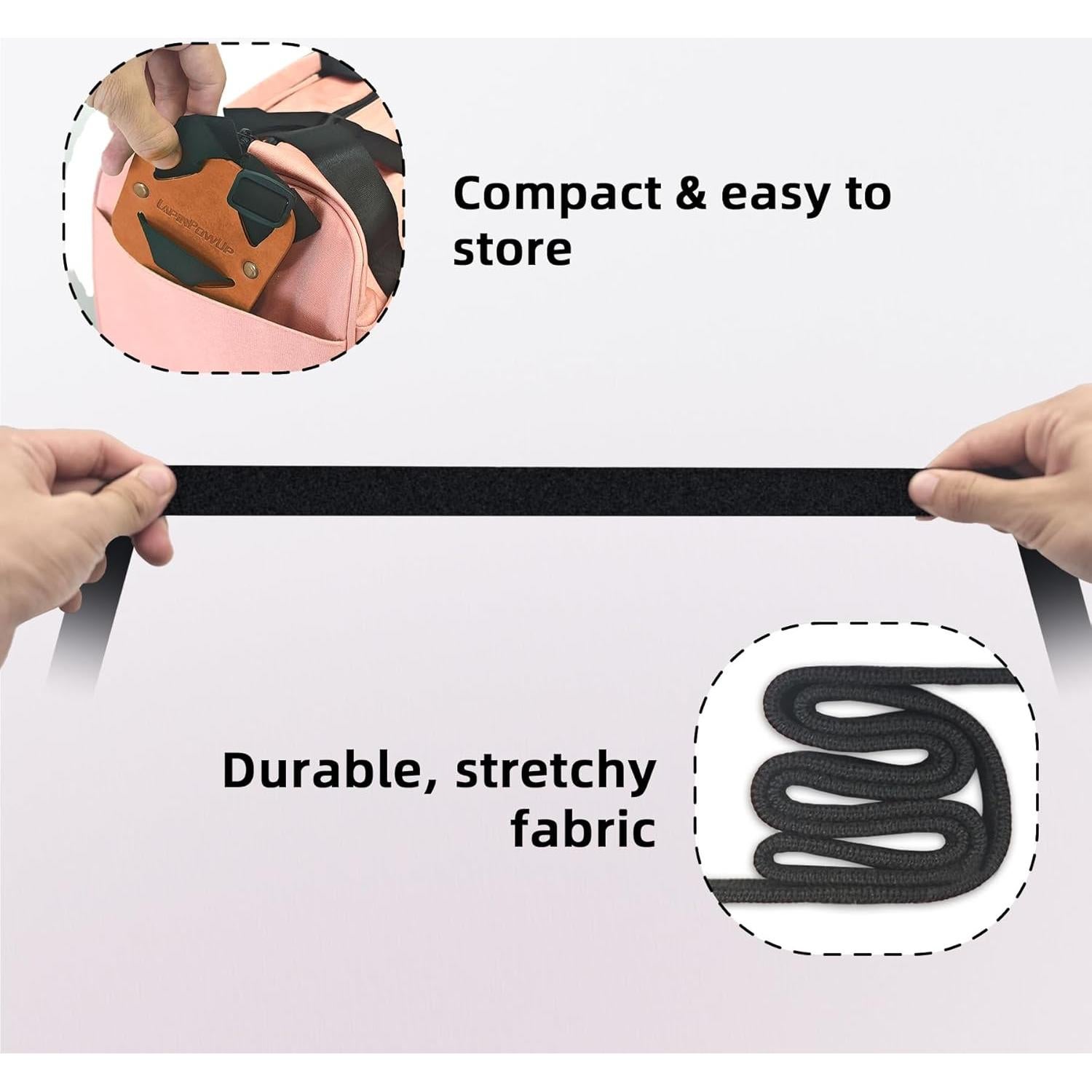 Correa de Equipaje Ajustable LapinPowUp Marrón - 2 Piezas