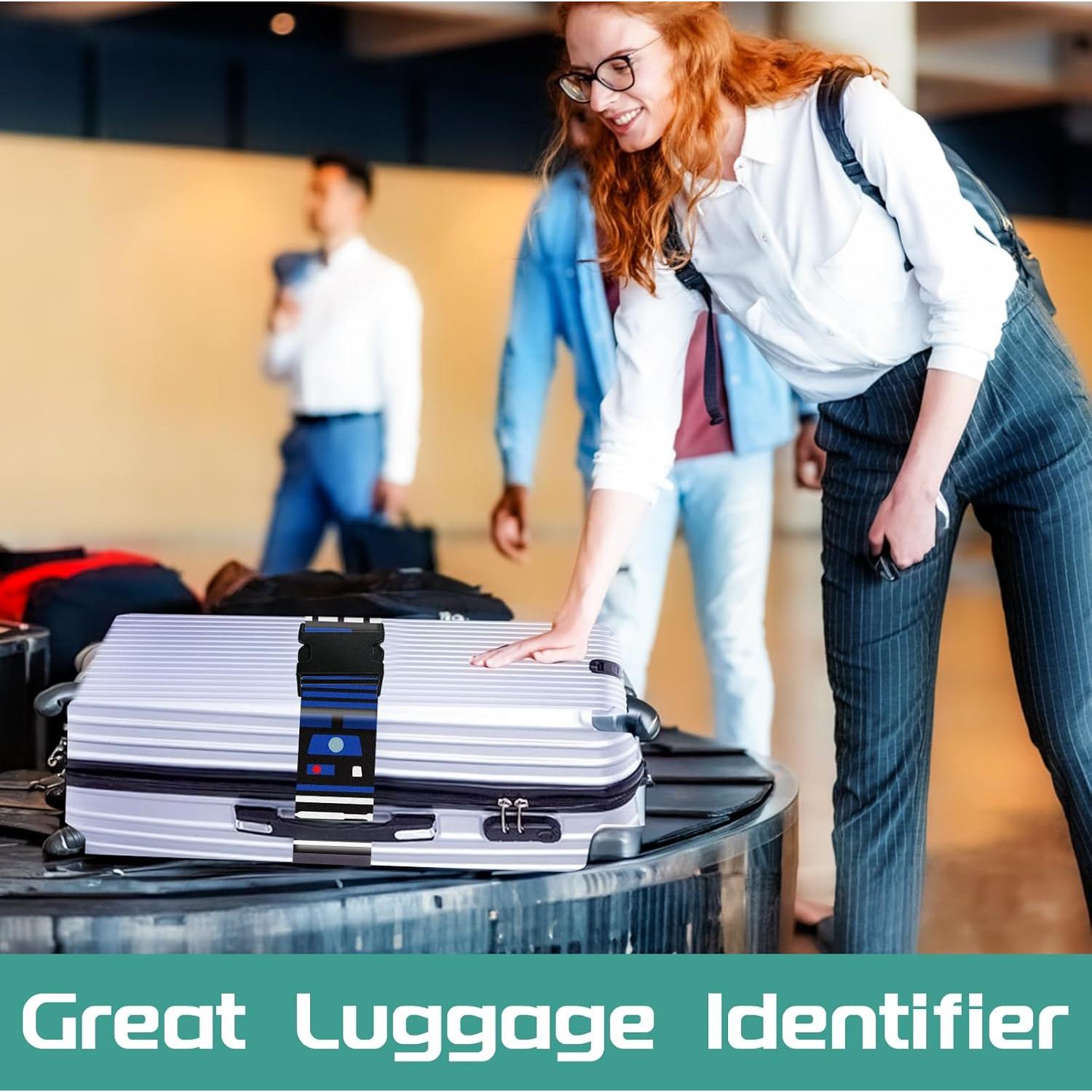 Correas de Equipaje Akkya Ajustables 2 Piezas Nylon