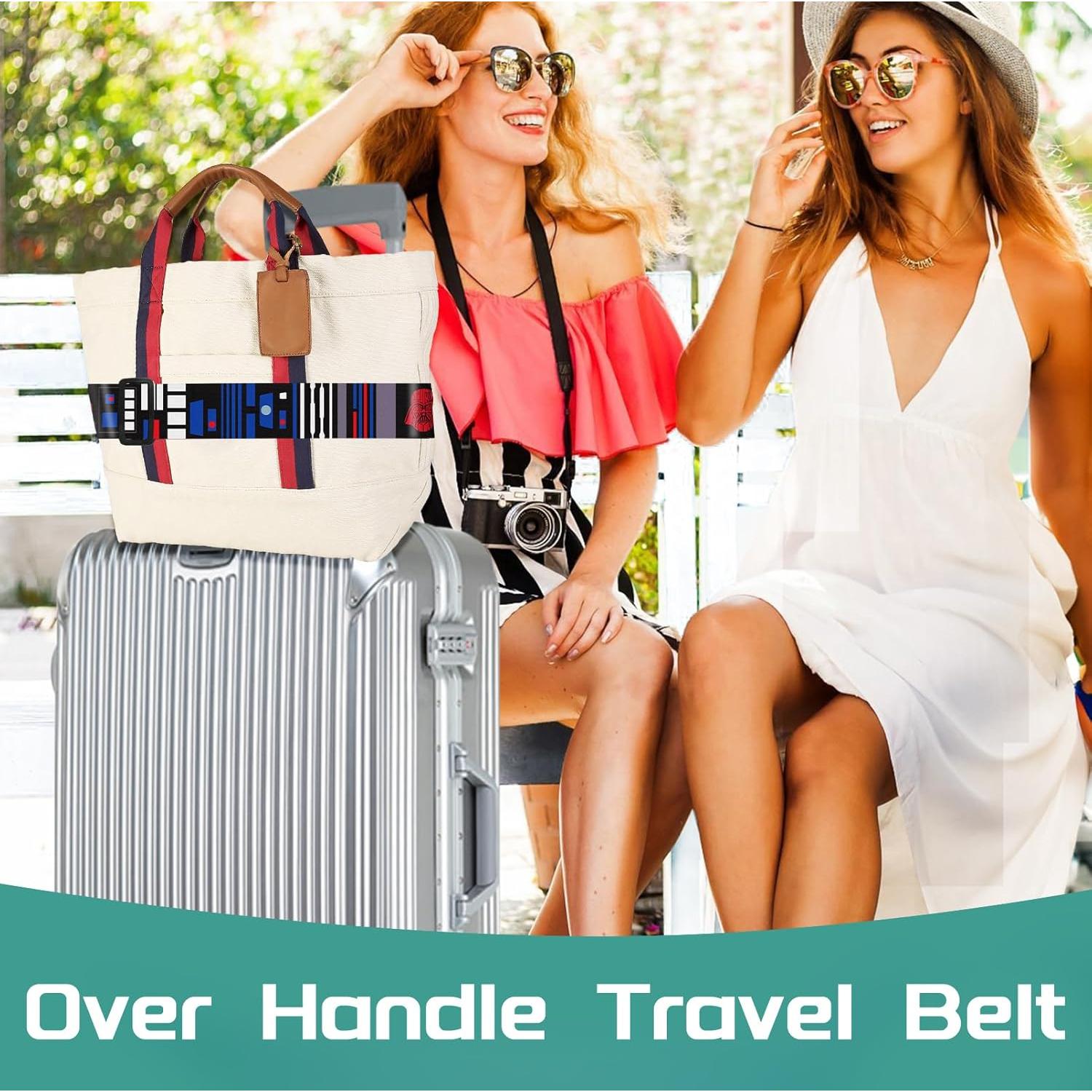 Correas de Equipaje Akkya Ajustables 2 Piezas Nylon