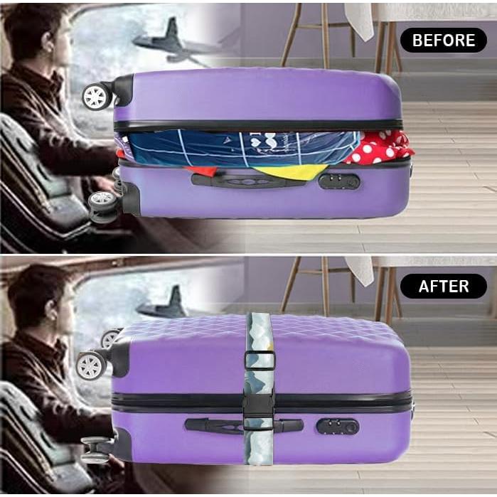 Correa de Equipaje Ajustable Luggitime 120-200 cm Montaña