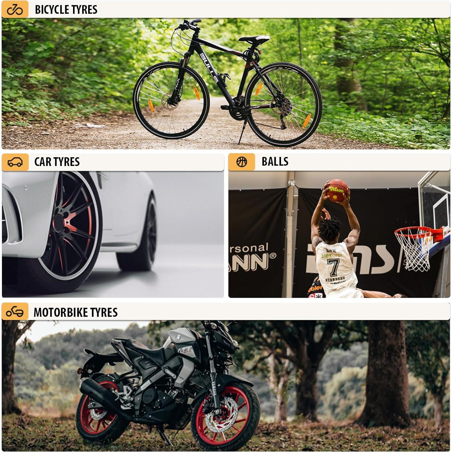 Compresor de Aire Tccbac TC560 150 PSI Portátil con Luz LED