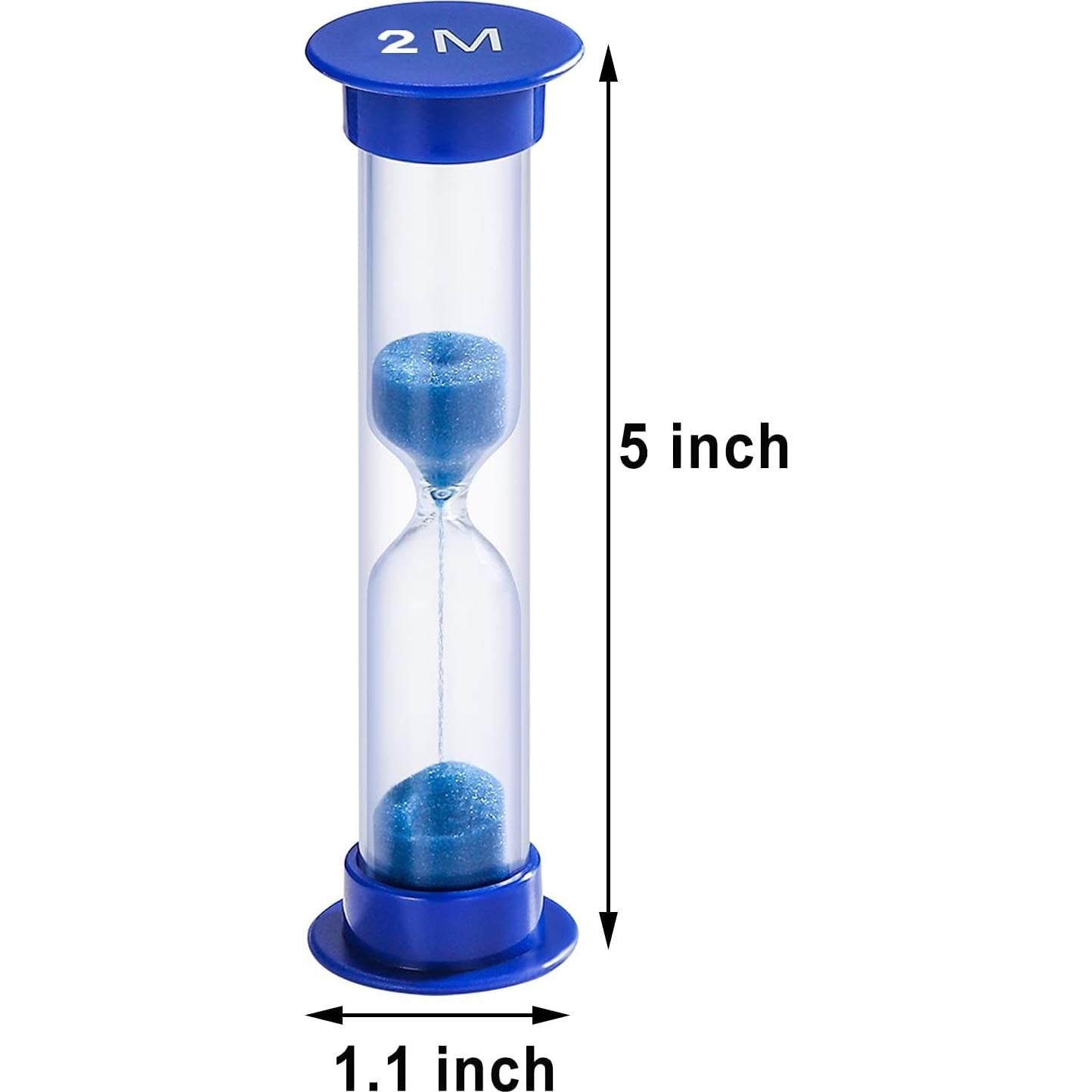 Temporizador de Arena SuLiao 2 Minutos Color Azul