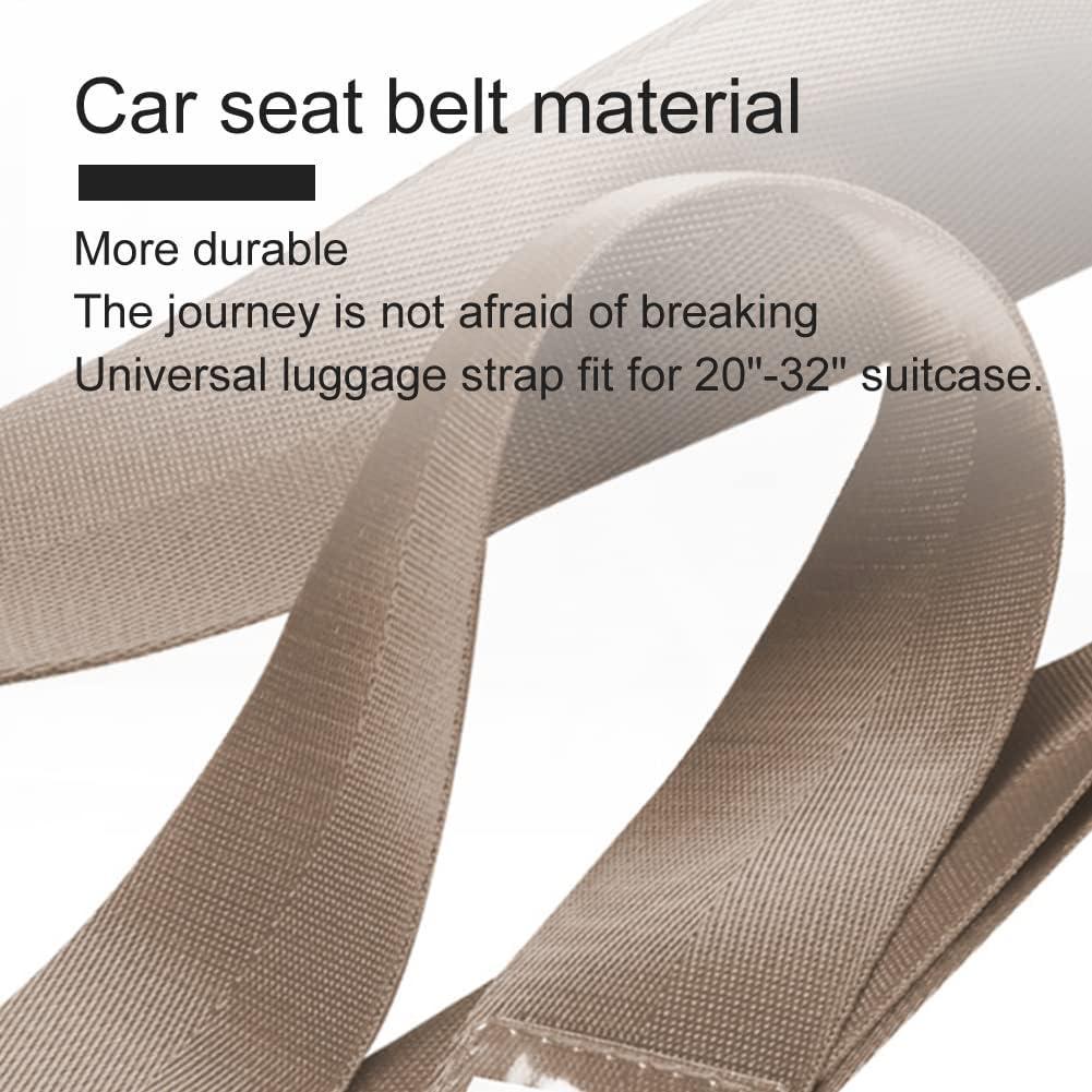 Juego de correas de equipaje Veki Cross TSA Caqui