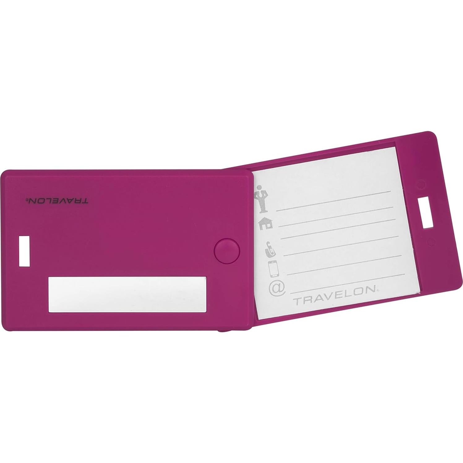 Juego de 2 Etiquetas de Viaje Travelon Baya Seguras