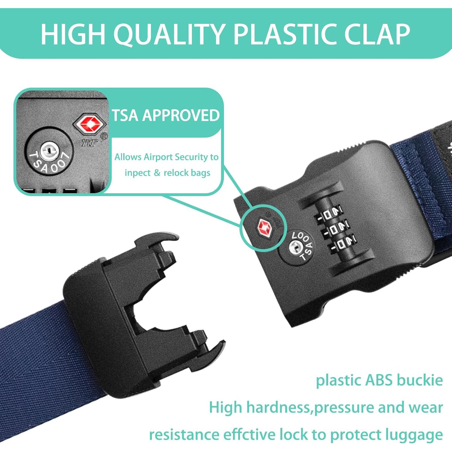 Correa de Equipaje Apromisith con Candado TSA 20-32" Rojo