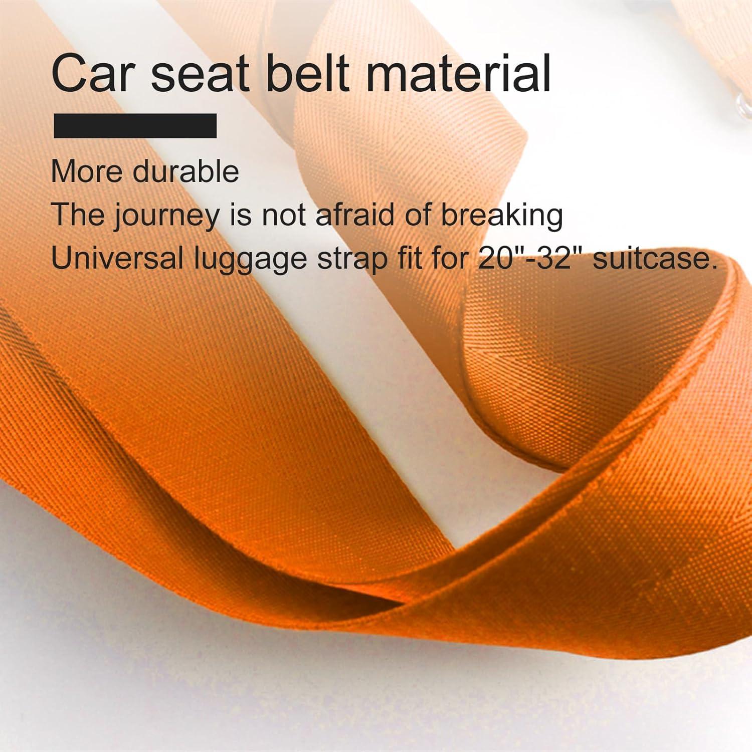 Correas de Equipaje Veki TSA Naranja, Duraderas y Seguras