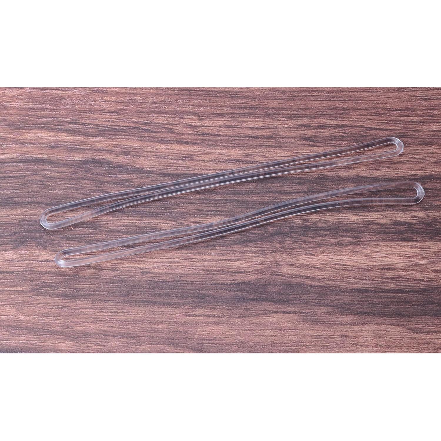 30 Lazos de Equipaje Transparentes Sowaka 15,24 cm Plástico