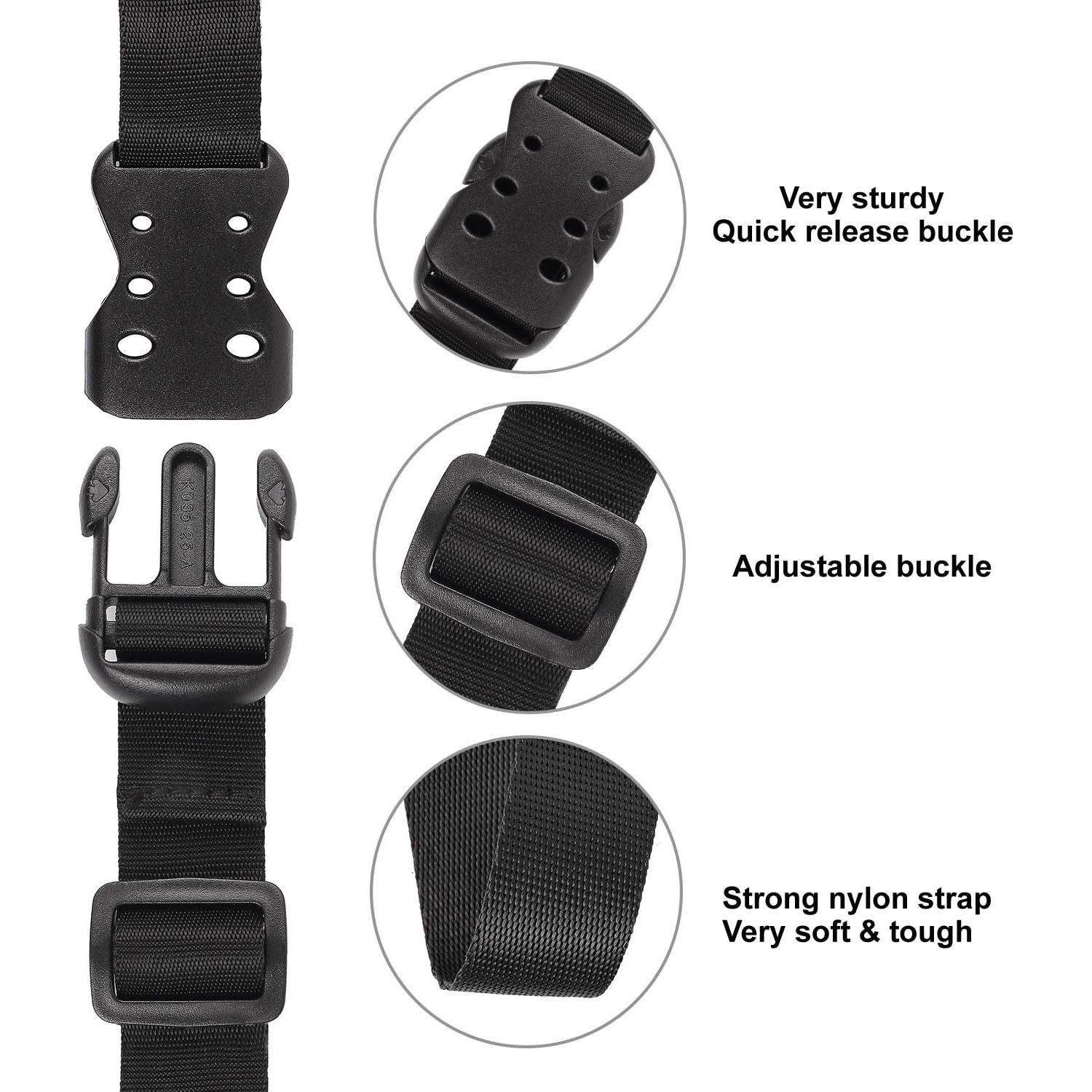 Correas Utilitarias Ayaport Nylon Ajustables 121,92 cm Paquete 4