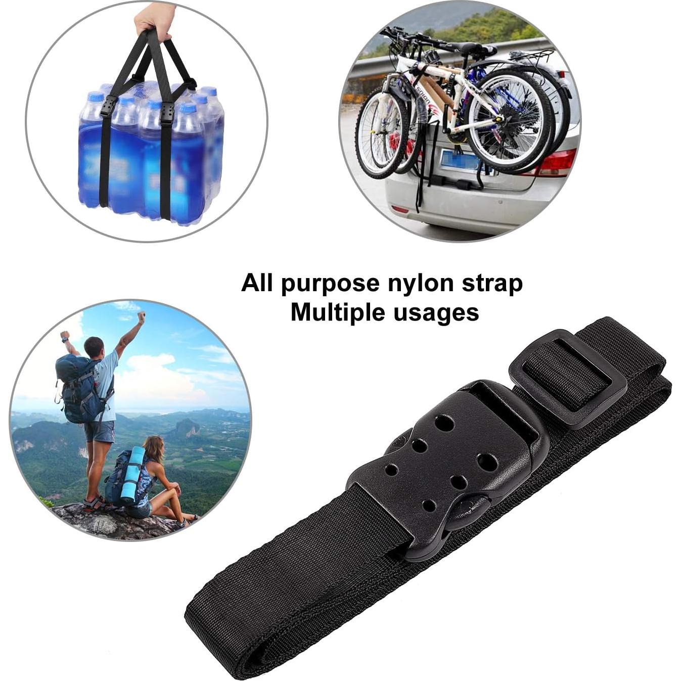 Correas Utilitarias Ayaport Nylon Ajustables 121,92 cm Paquete 4