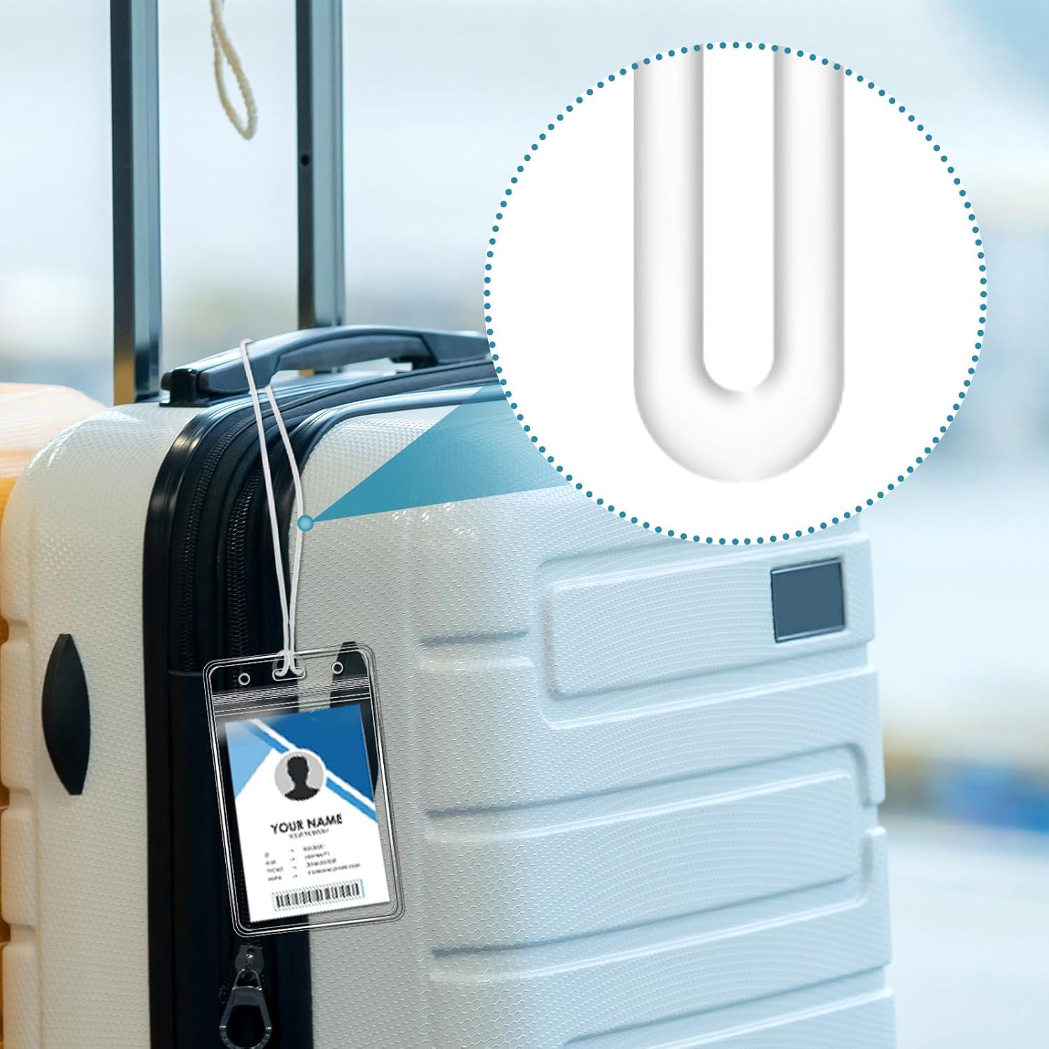 60 Correos de Etiqueta de Equipaje Koorito 15 cm Plástico