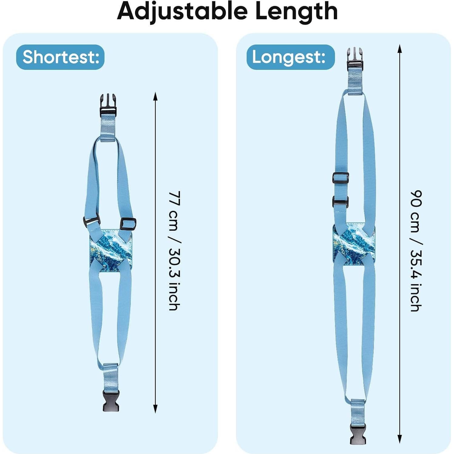 Correa de Equipaje FINPAC Ajustable de Poliester 0,09 kg