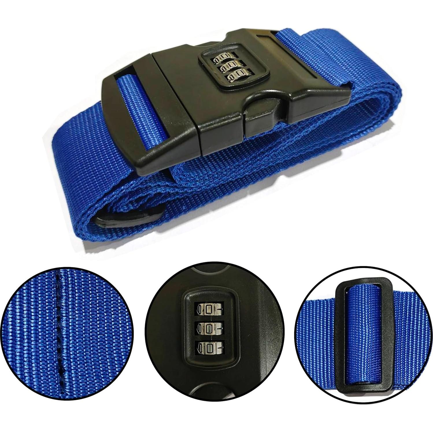 Correas de Equipaje Springen 4 Pzas Ajustables Nylon 5,08 cm