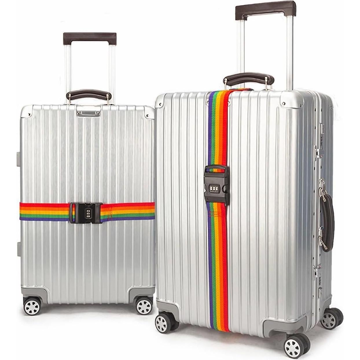 Correas de Equipaje Springen 4 Pzas Ajustables Nylon 5,08 cm