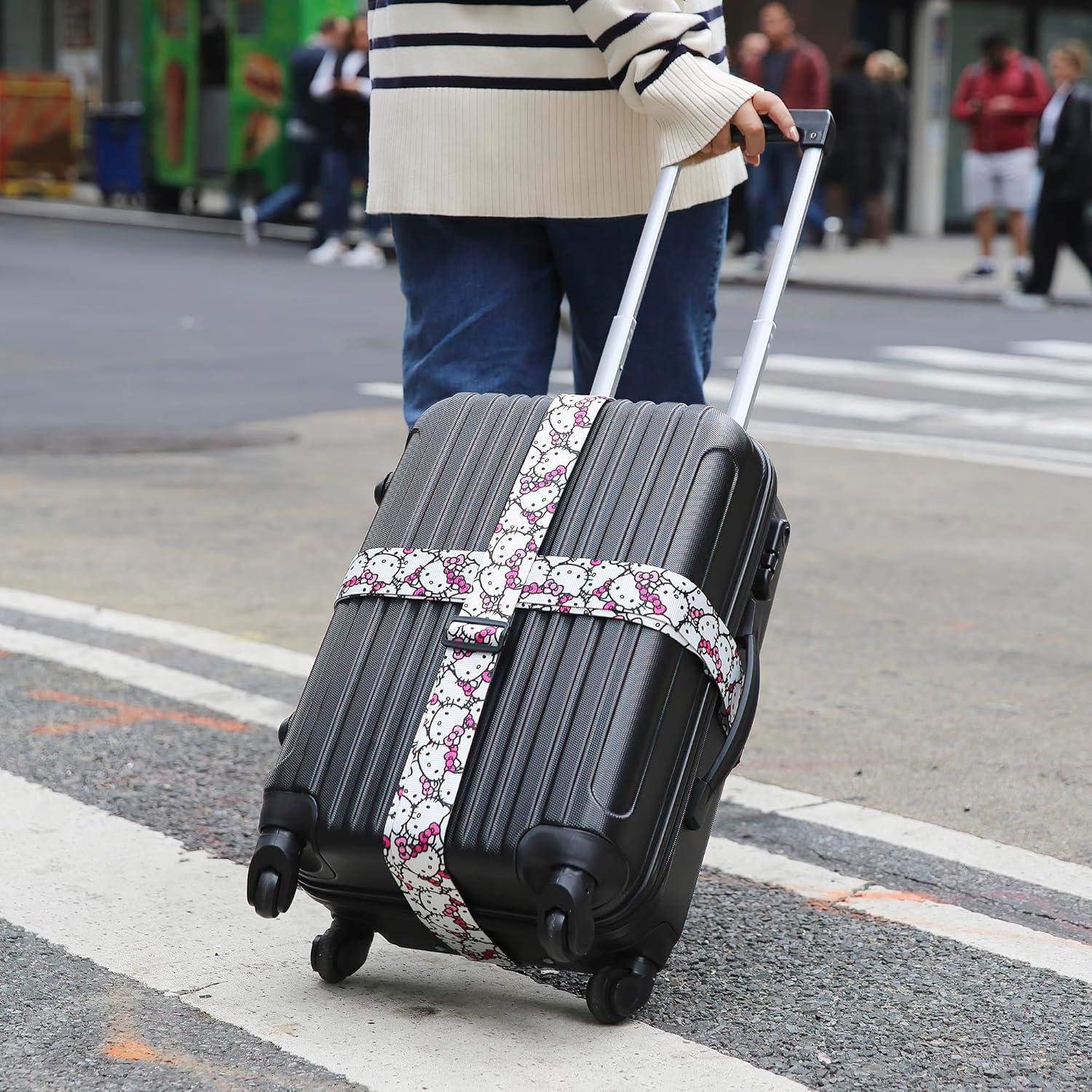 Correas de Equipaje Hello Kitty Ajustables 76 a 183 cm - 2 Piezas