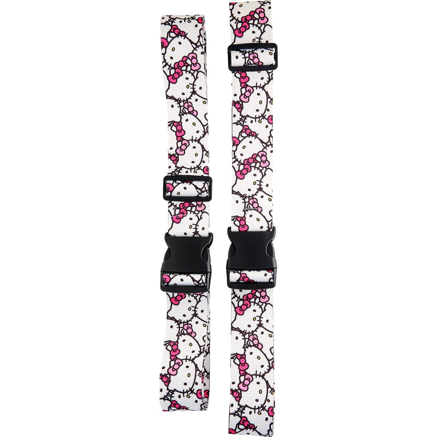 Correas de Equipaje Hello Kitty Ajustables 76 a 183 cm - 2 Piezas